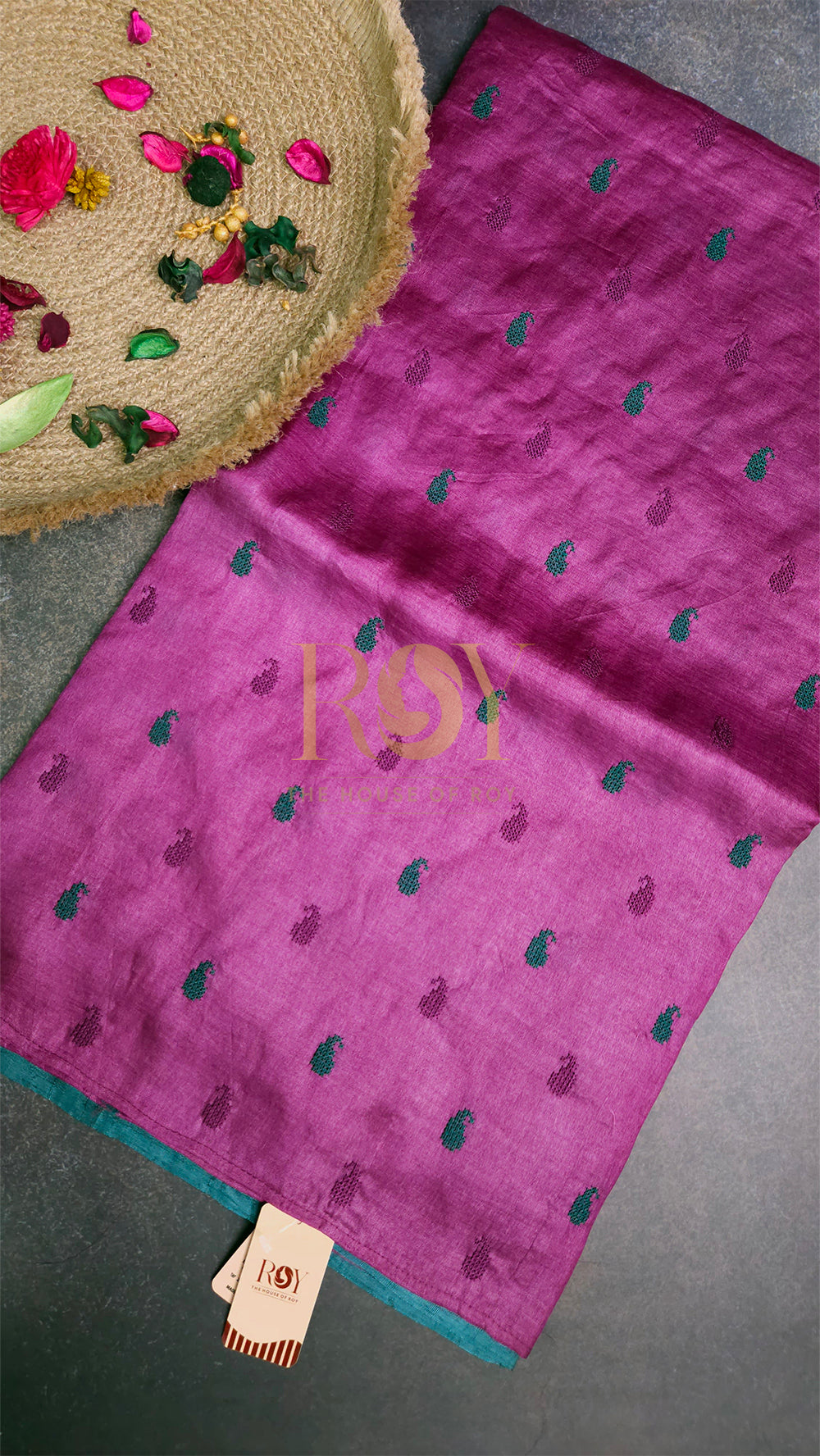 A pure tussar silk saree