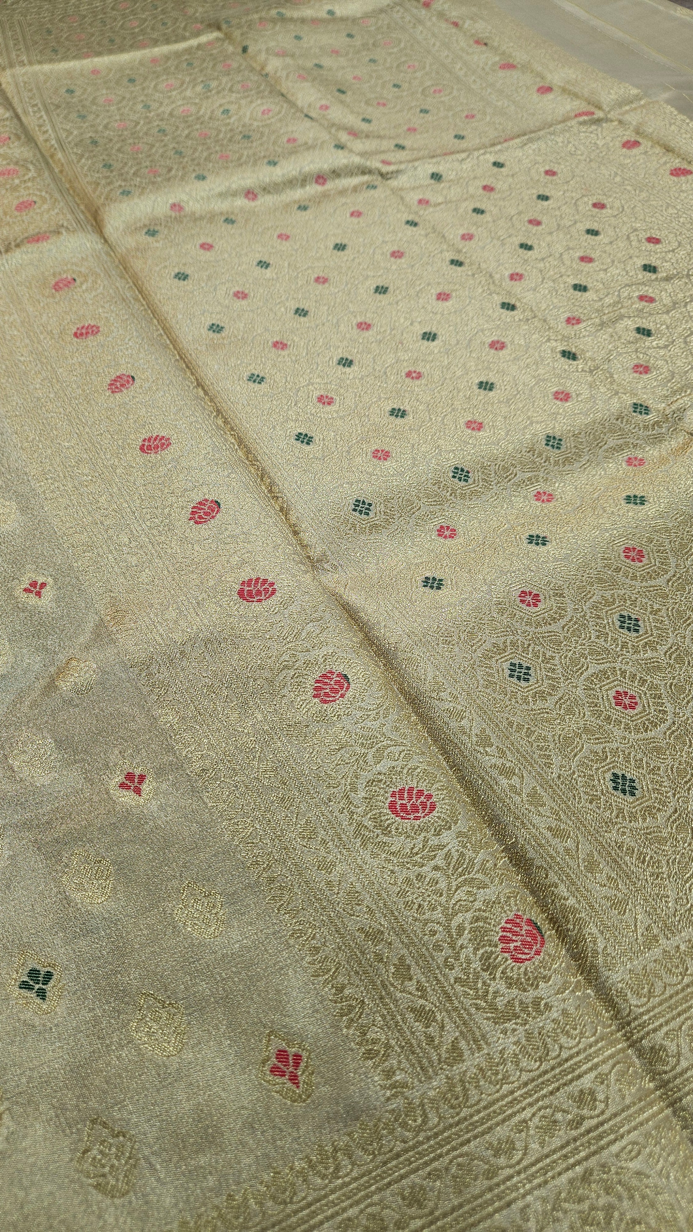 Banarasi tissue silk Gold