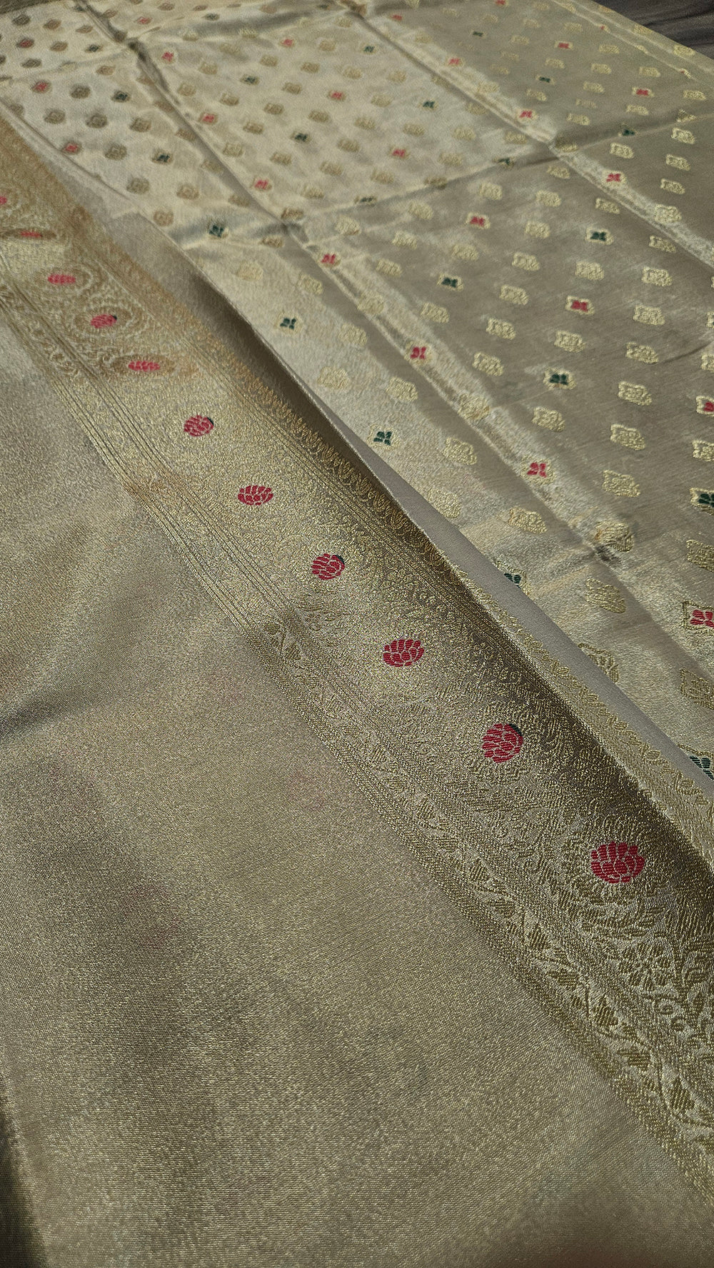 Banarasi tissue silk Gold