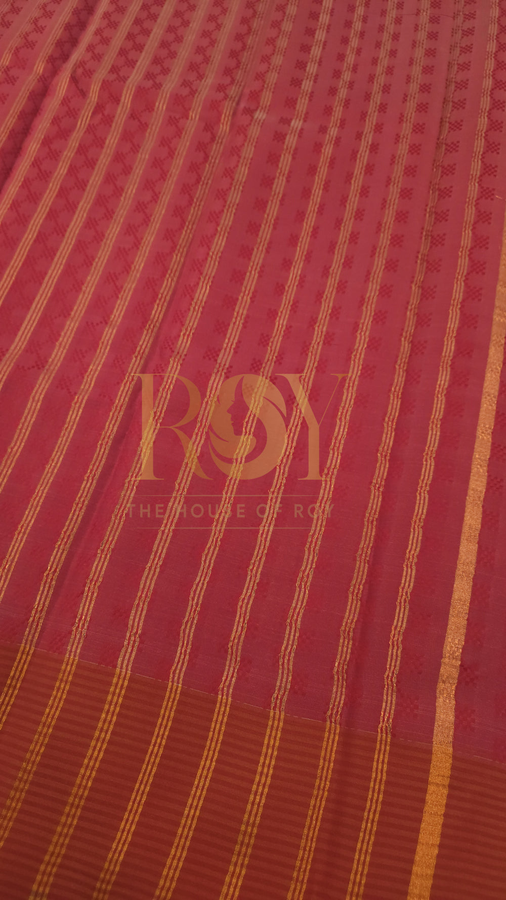 Embossed Silk cotton Saree Cobalt blue