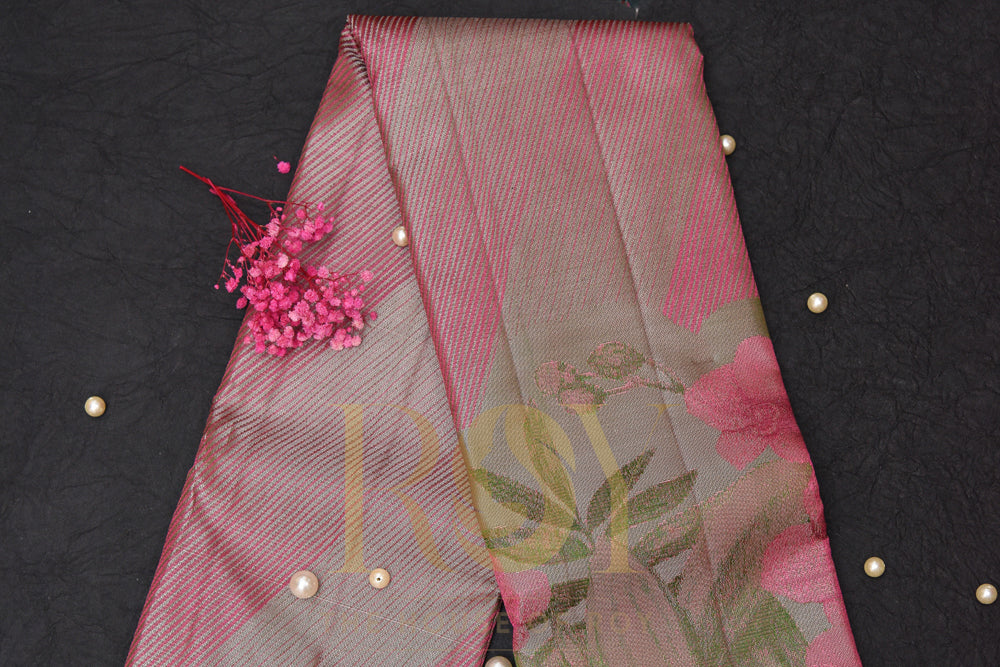 Exquisite piece of weaving personified in a silk saree