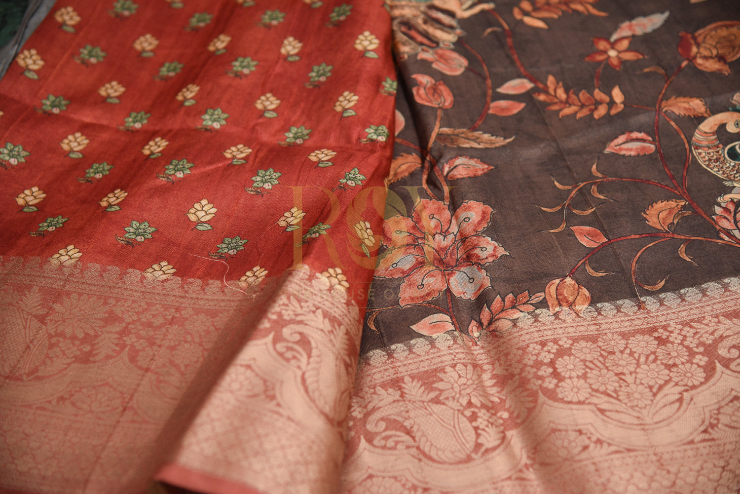 Digital print kalamkari