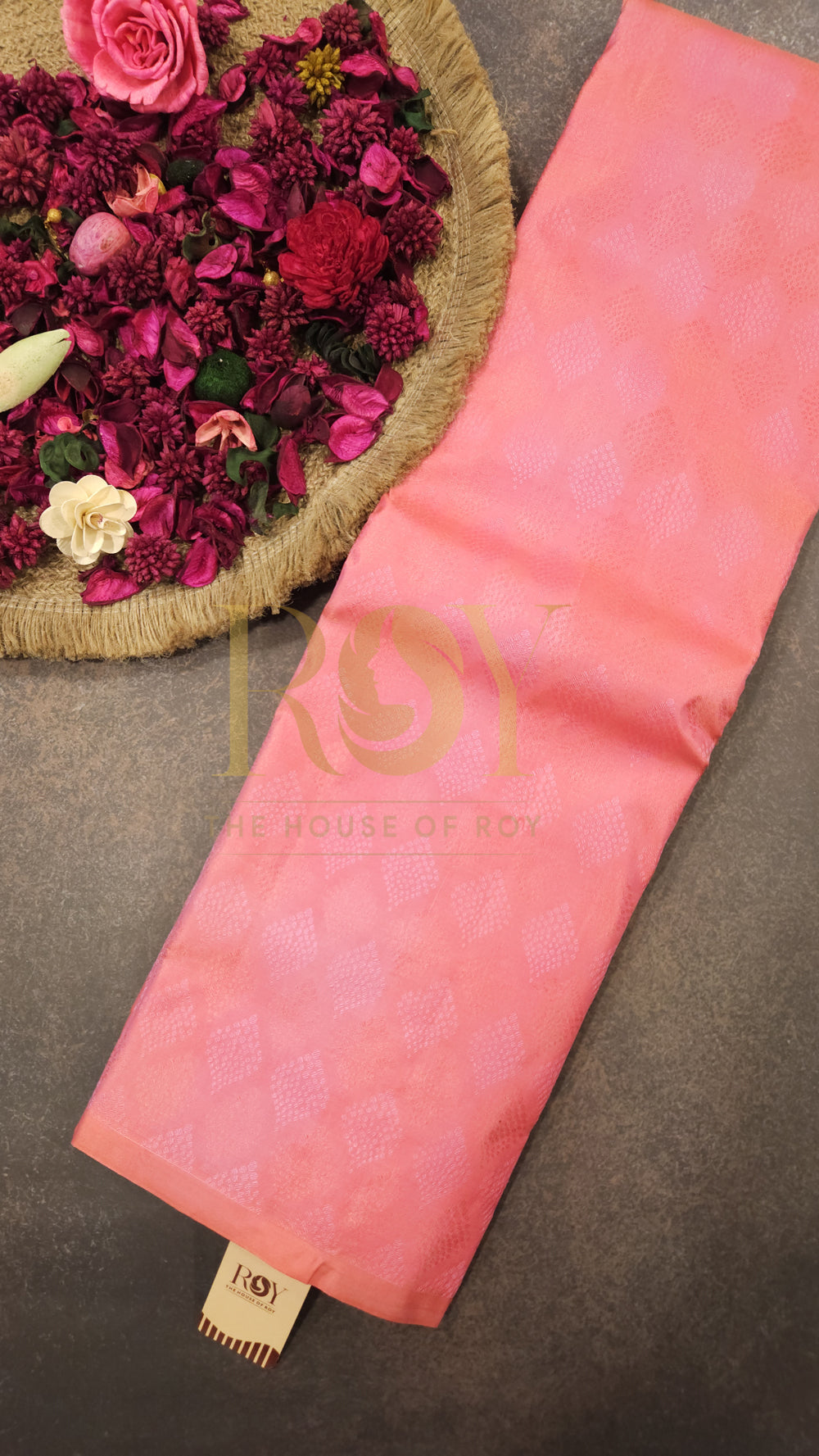 Pure Shades of pink silk saree