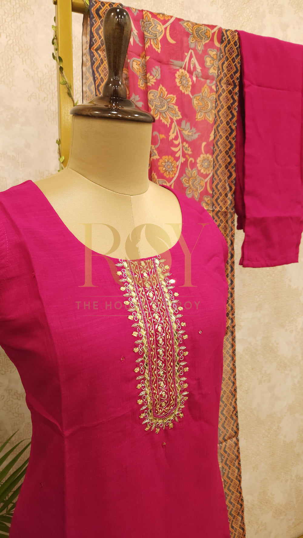 Rani Pink chudi set