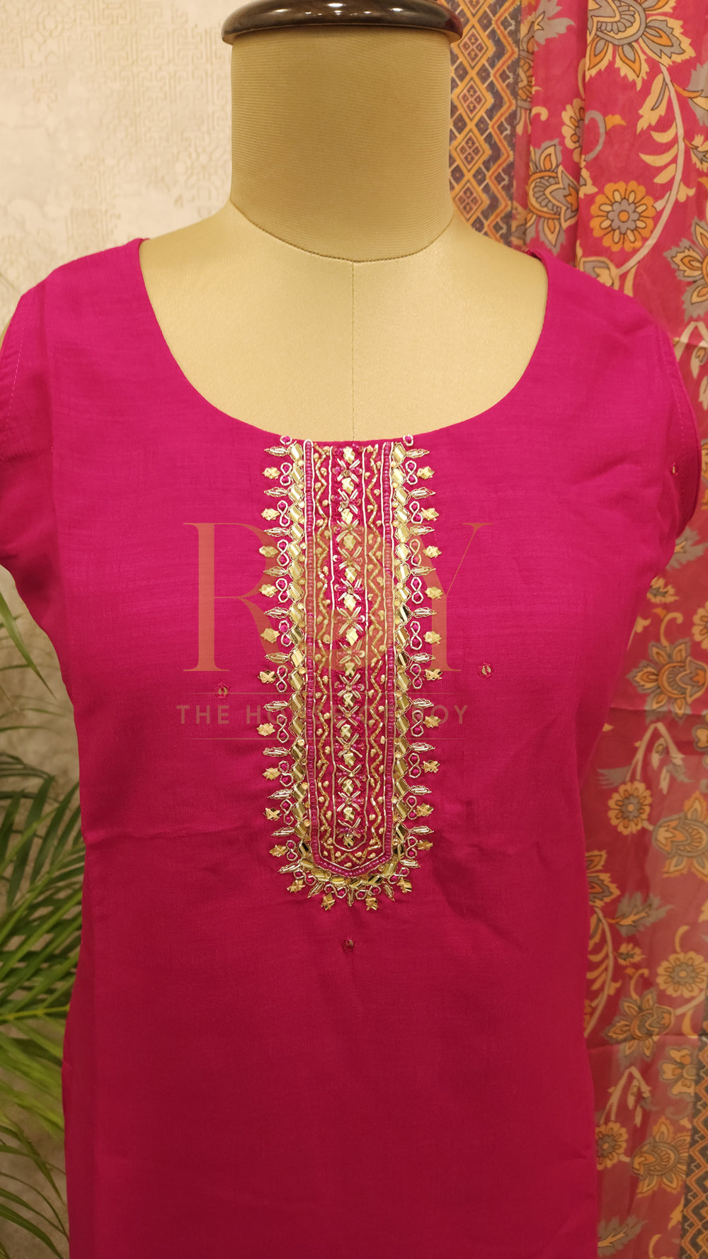 Rani Pink chudi set