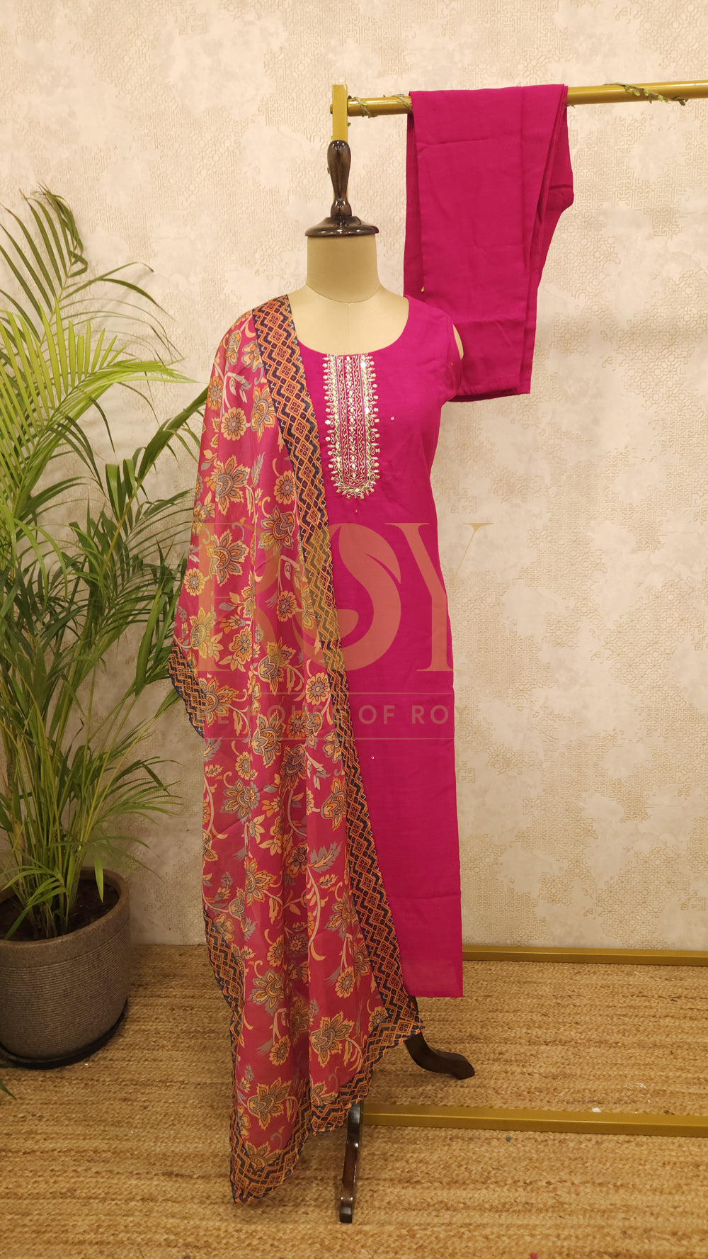 Rani Pink chudi set