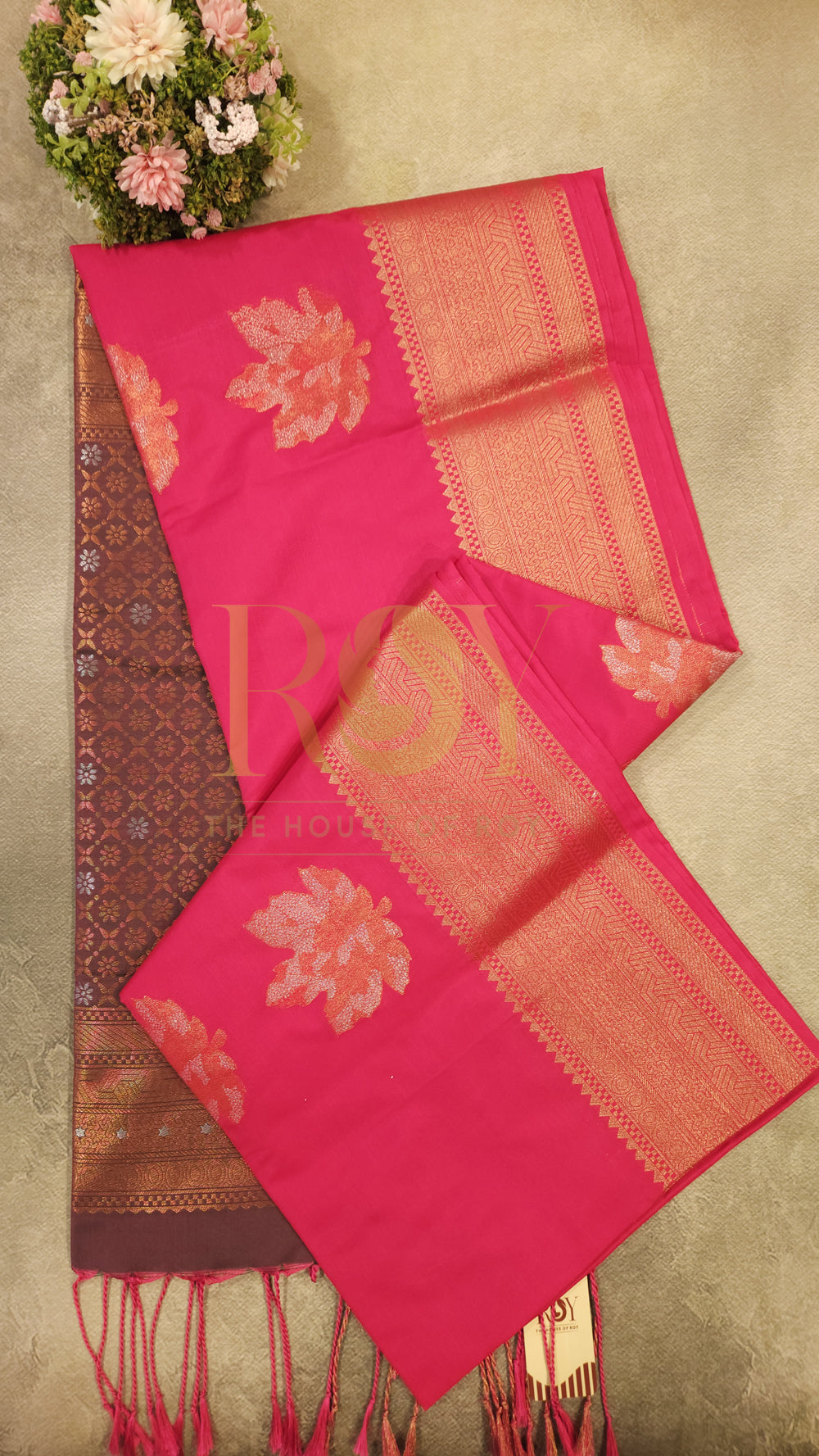 Soft Raspberry Pink Raspberry pink soft silk – The House Of Roy