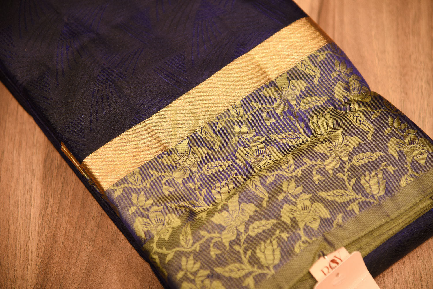 Pure violet silk saree