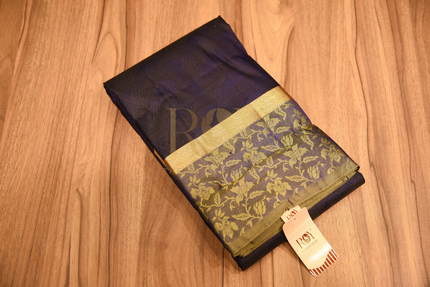 Pure violet silk saree