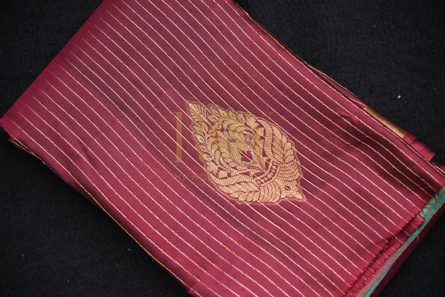 Pure silk Kum Kum red saree