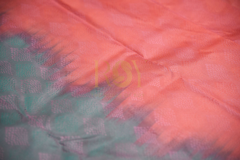 Pure Shades of pink silk saree