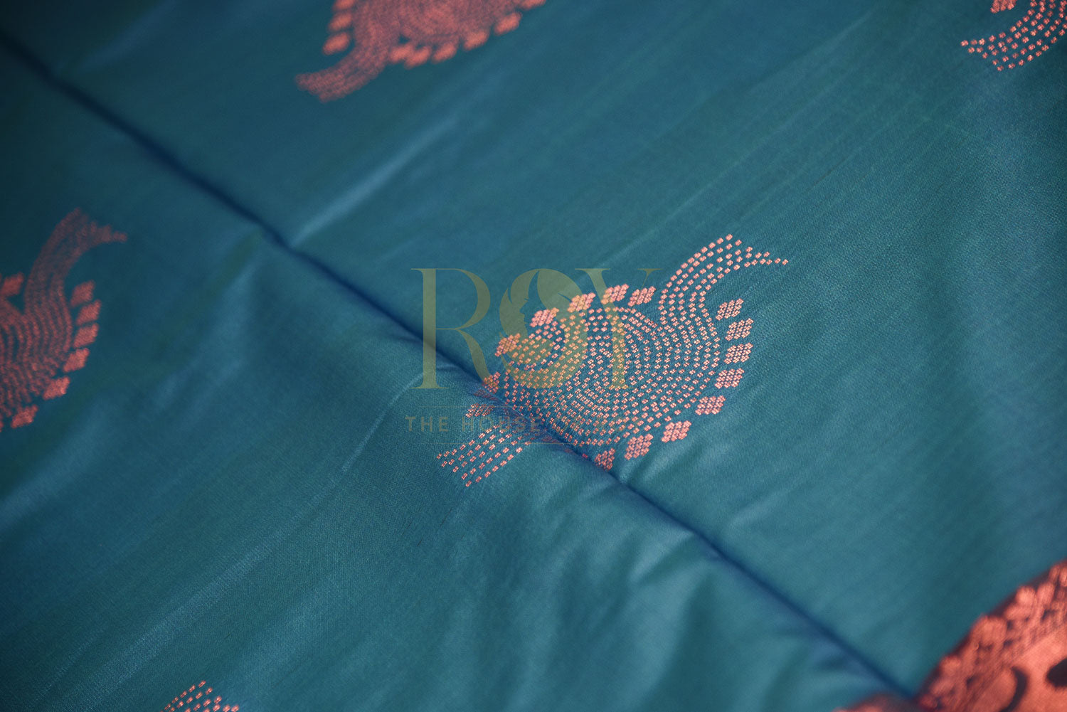 soft silk firozi blue saree