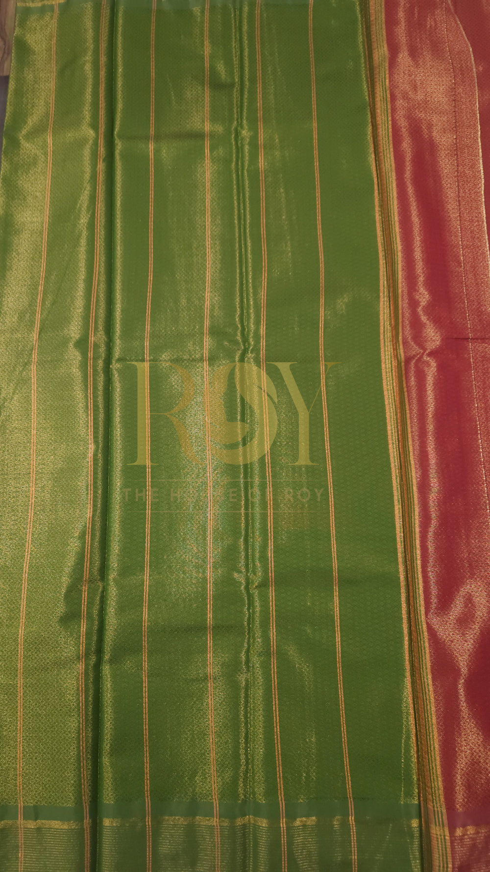 Tissue kanchi Silk Saree Maroon