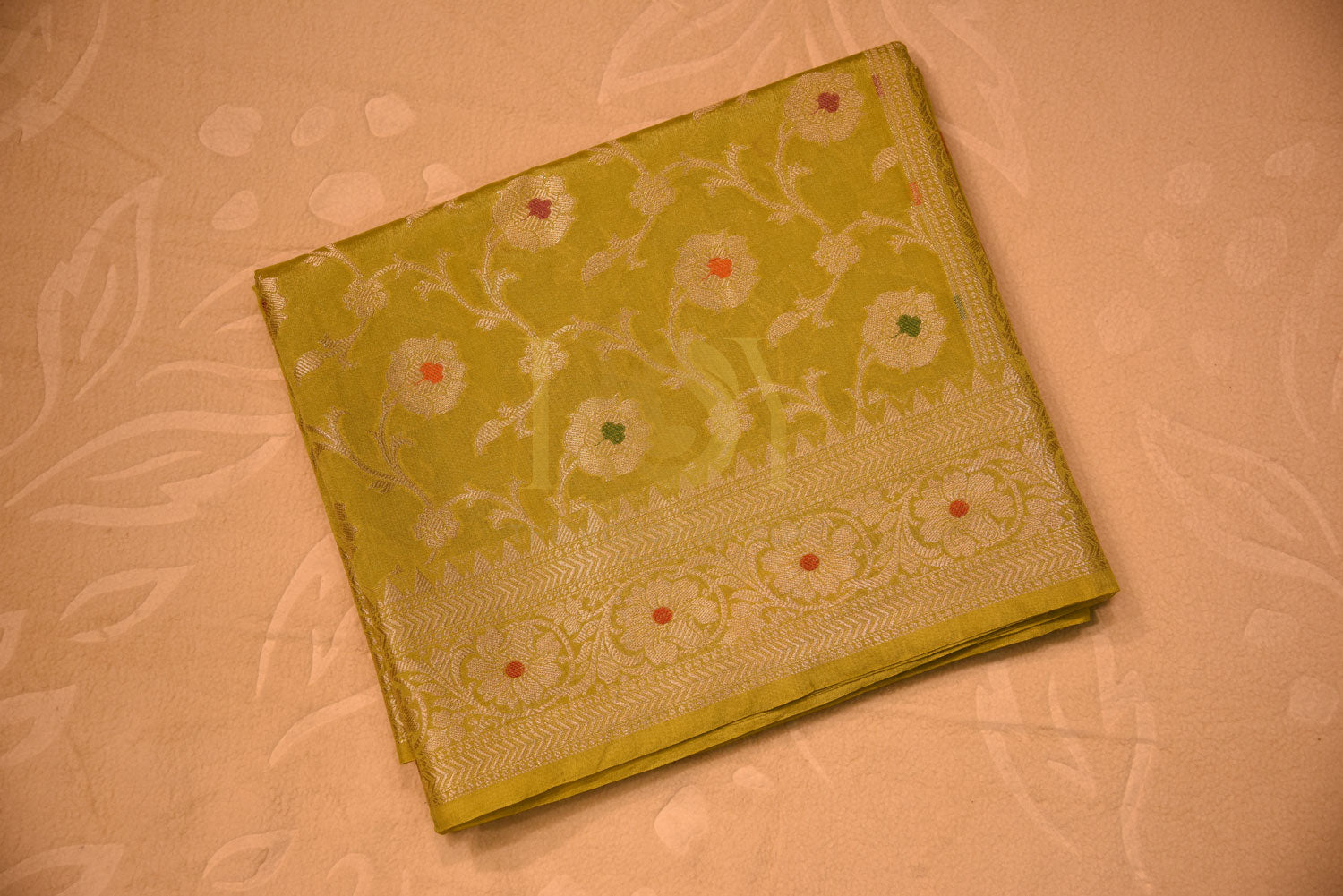 BANARASI  MUSTARD SILK