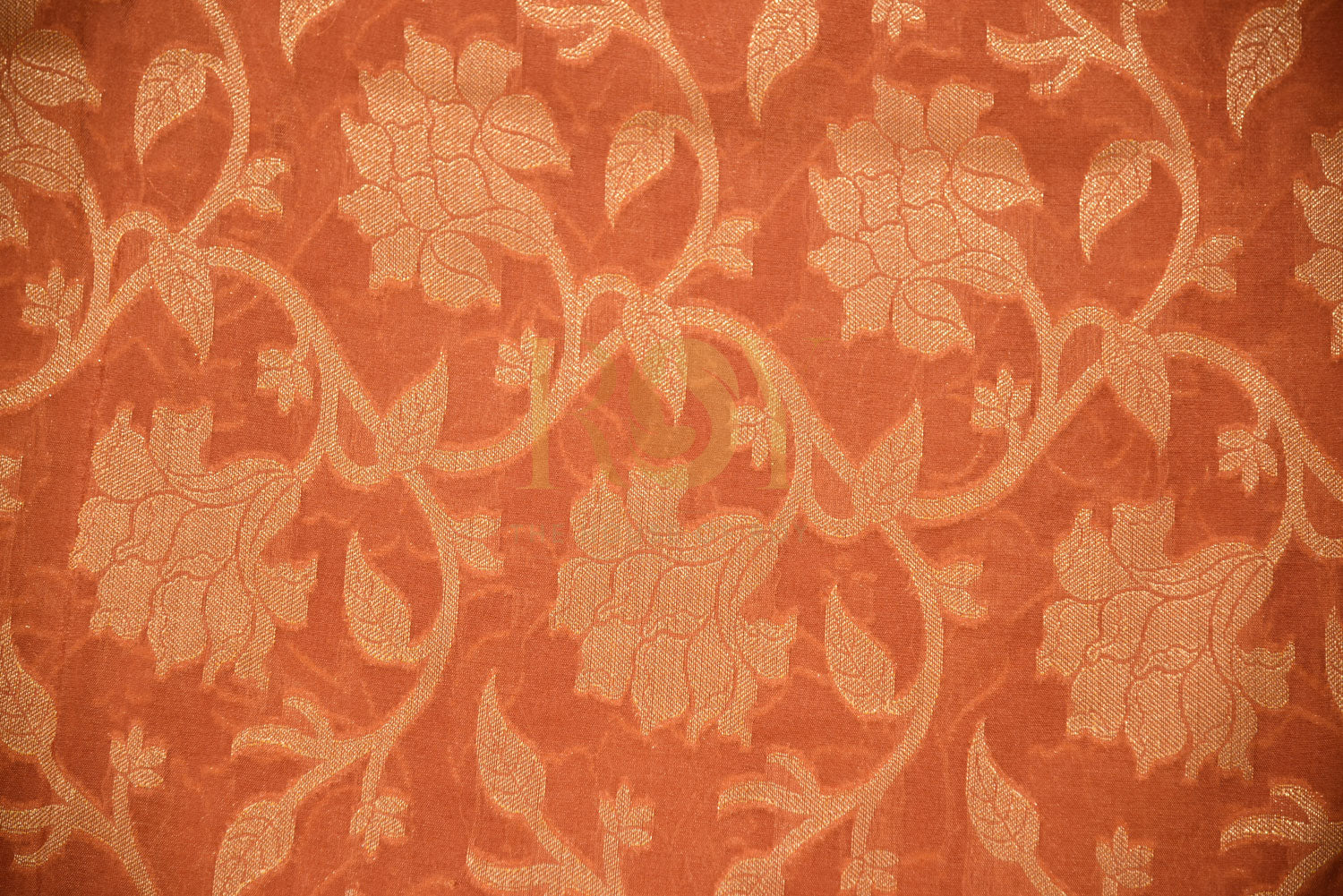 BANARASI  PEACH SILK COTTON