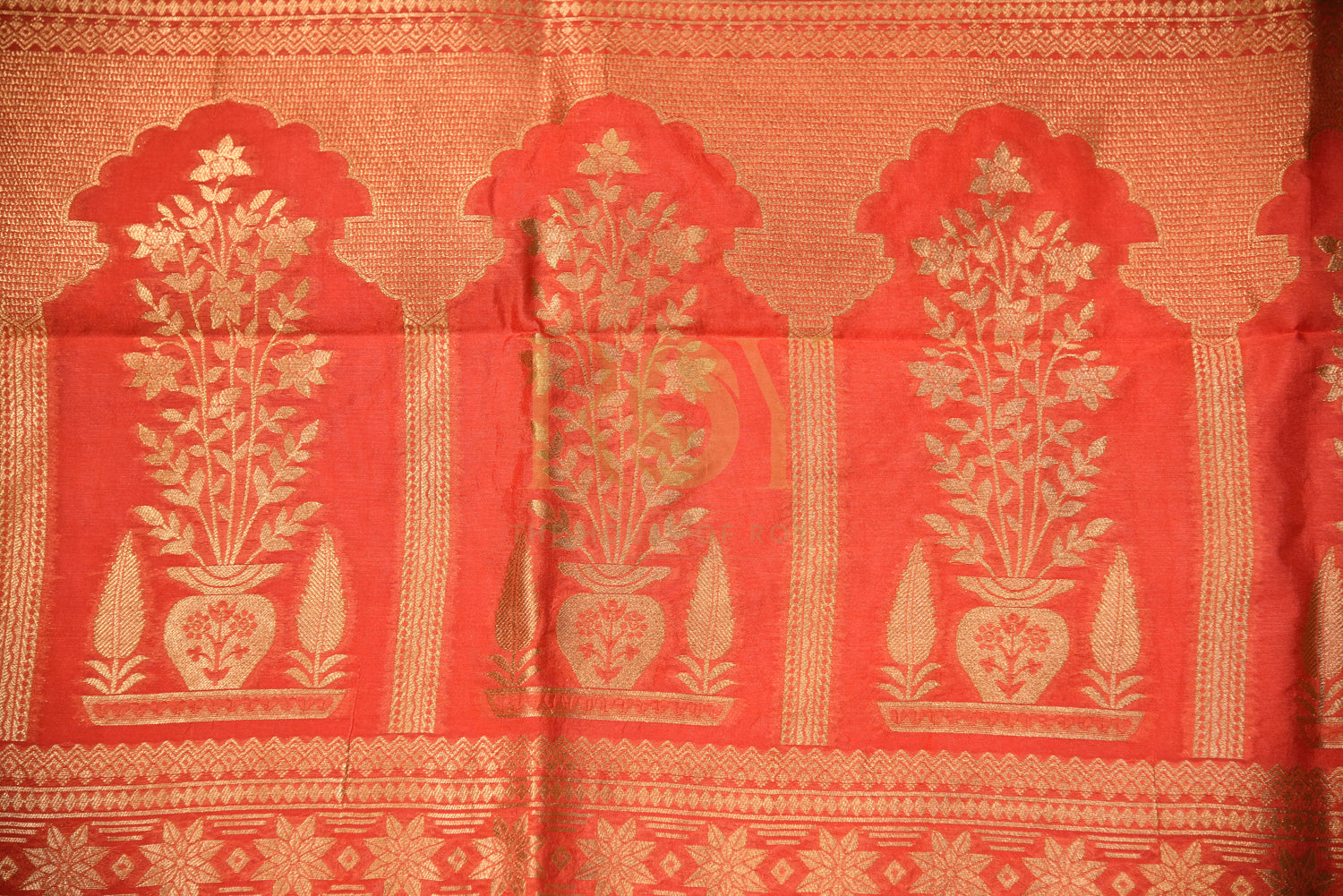 Banarasi silk cotton pink