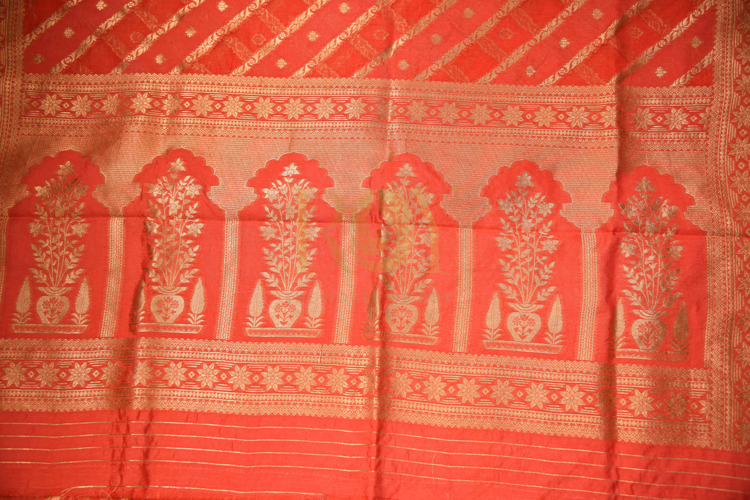 Banarasi silk cotton pink