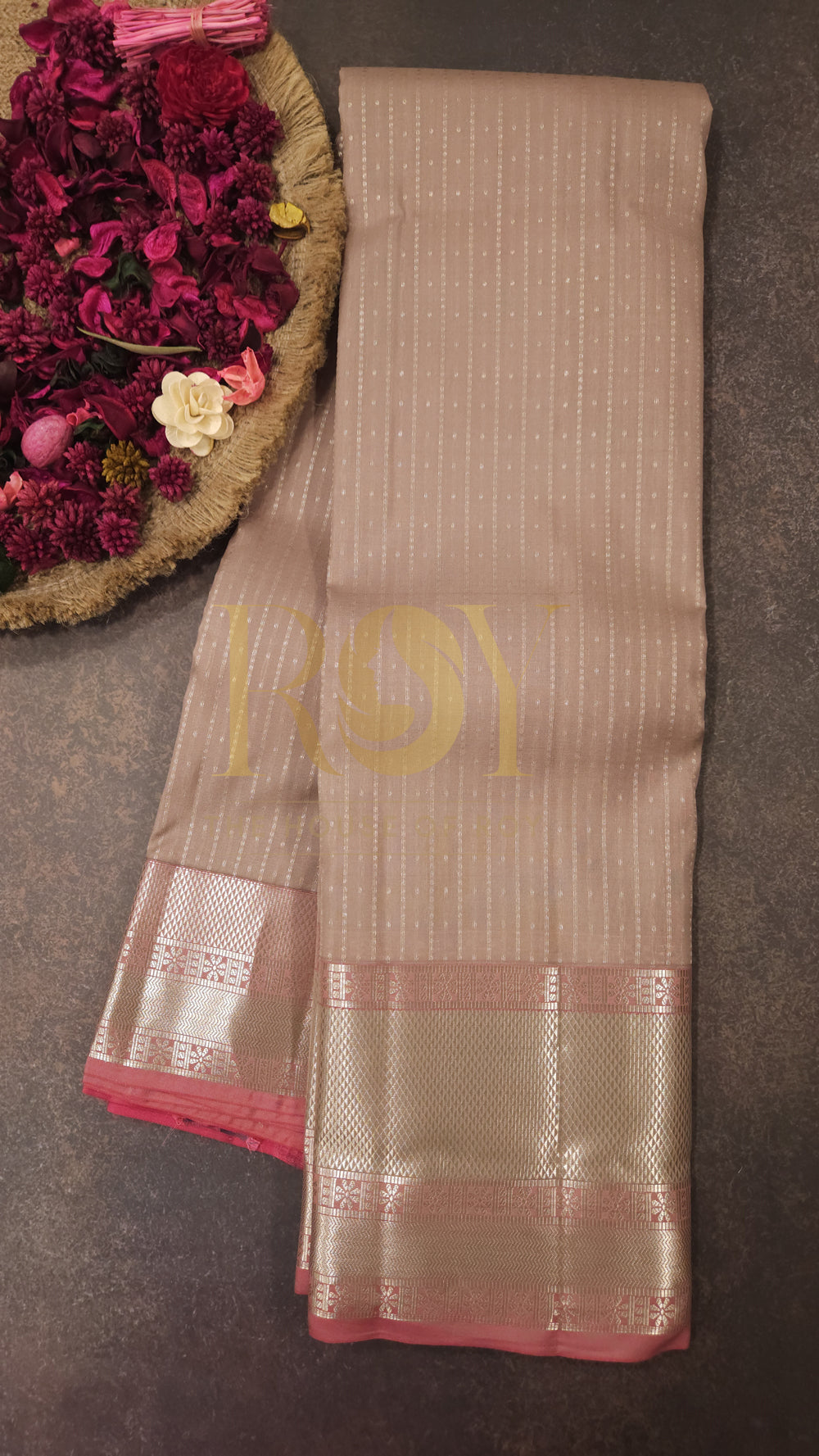 Blush Pure silk saree