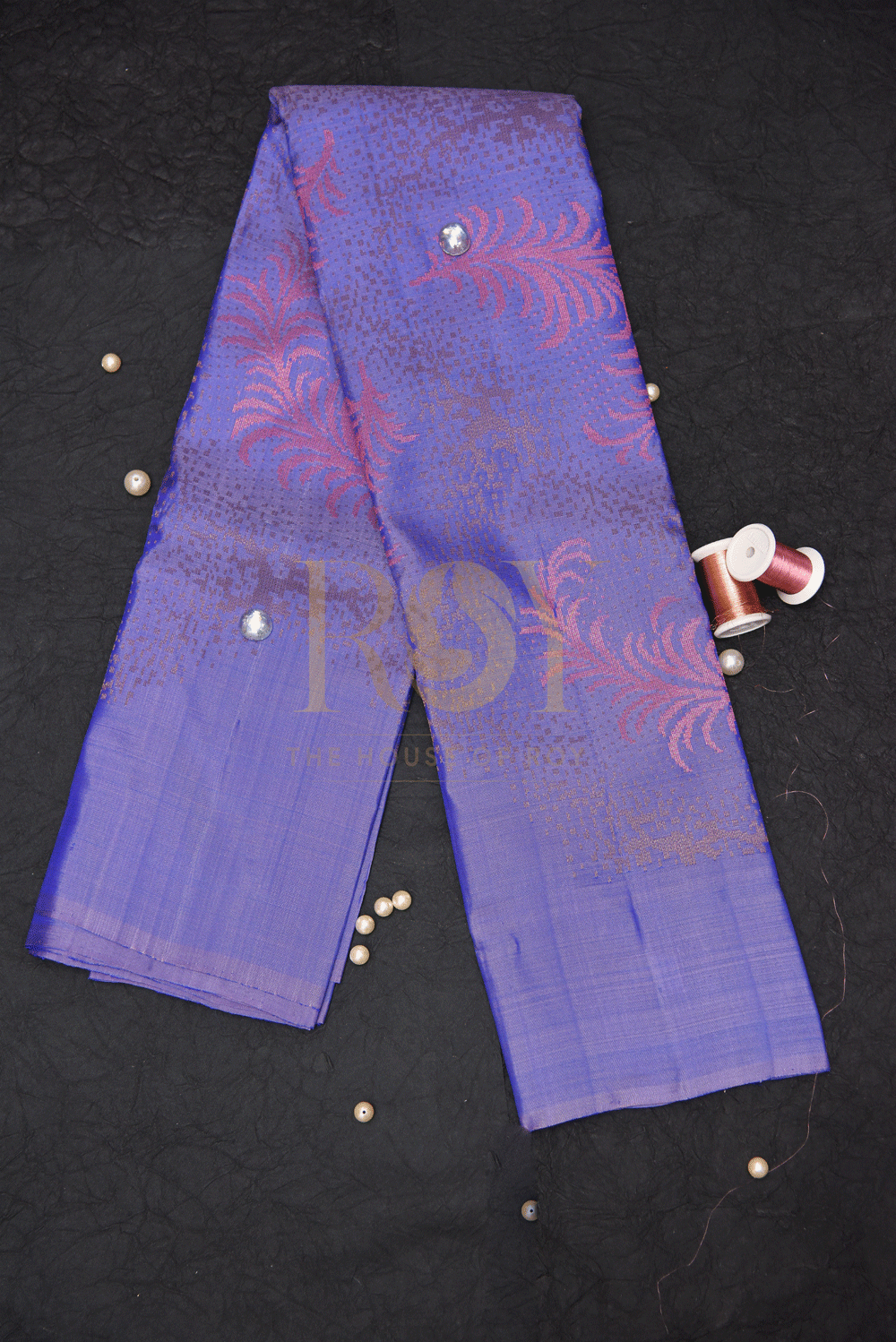 Silk Bright lilac Saree