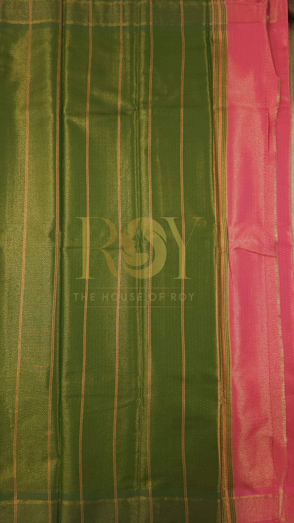 Tissue kanchi Silk Saree Bubblegum pink