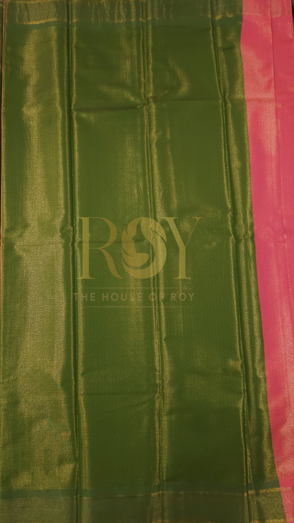 Tissue kanchi Silk Saree Bubblegum pink