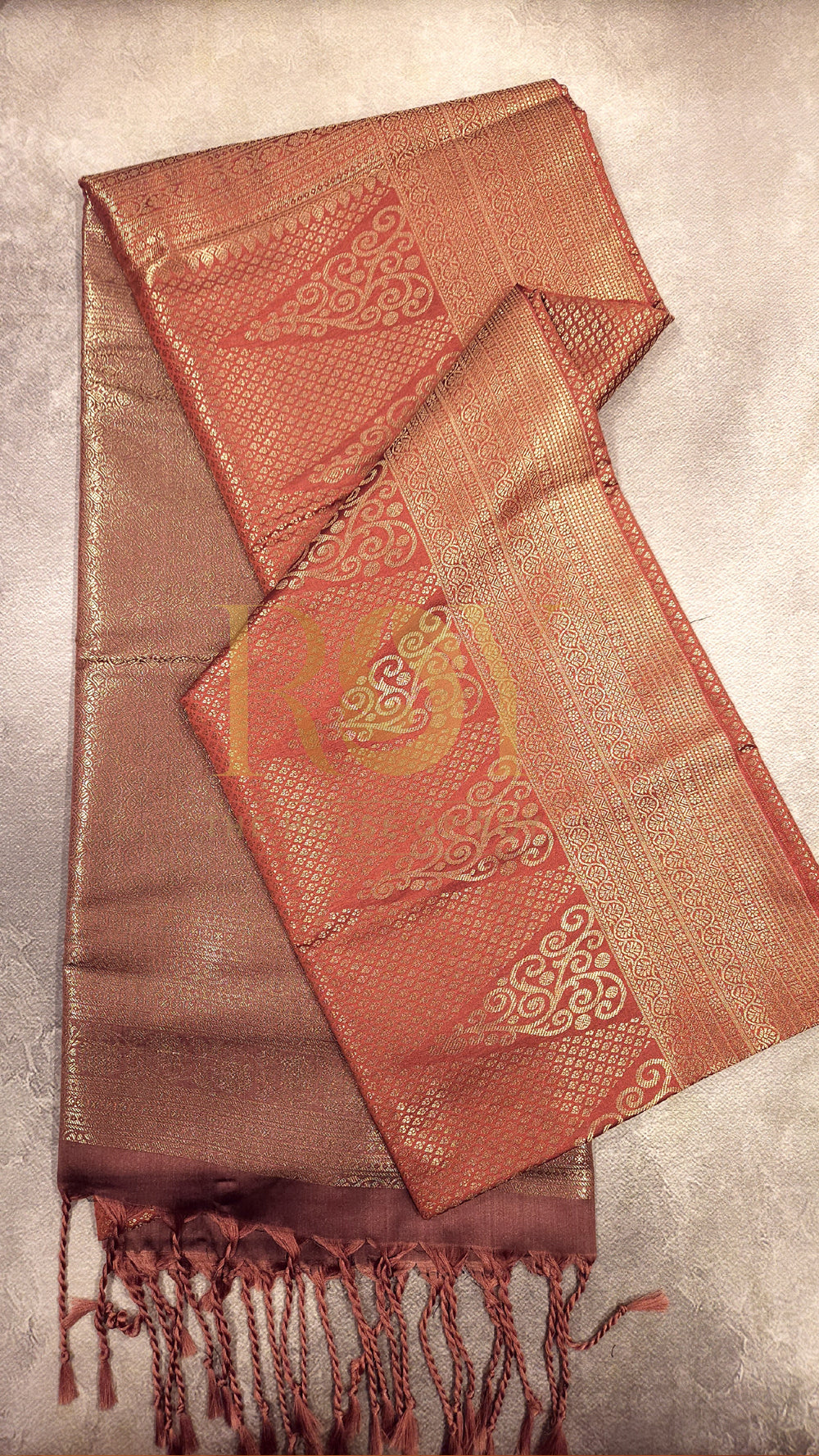 Copper jacquard soft silk