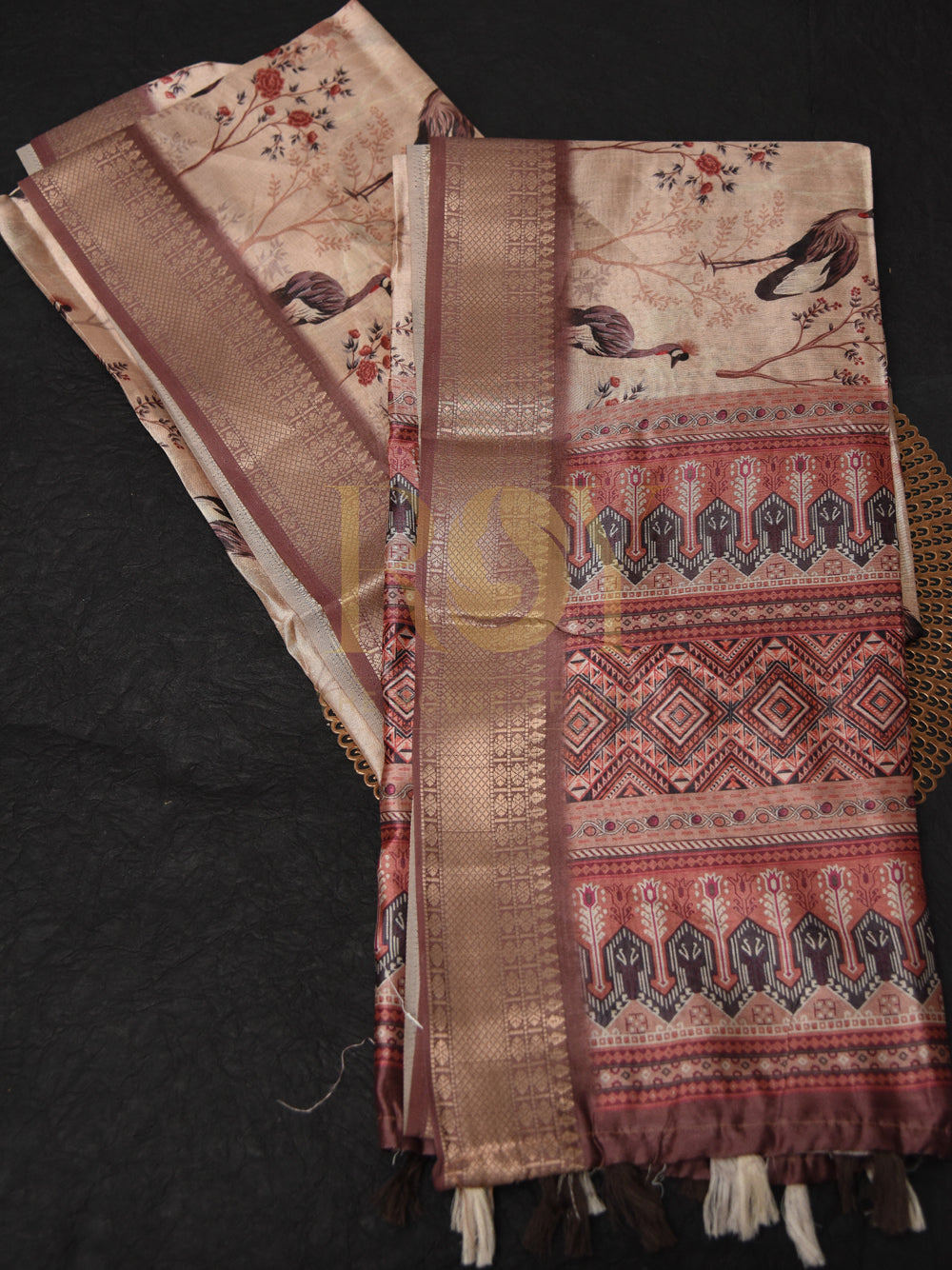 Digital print saree multicolor