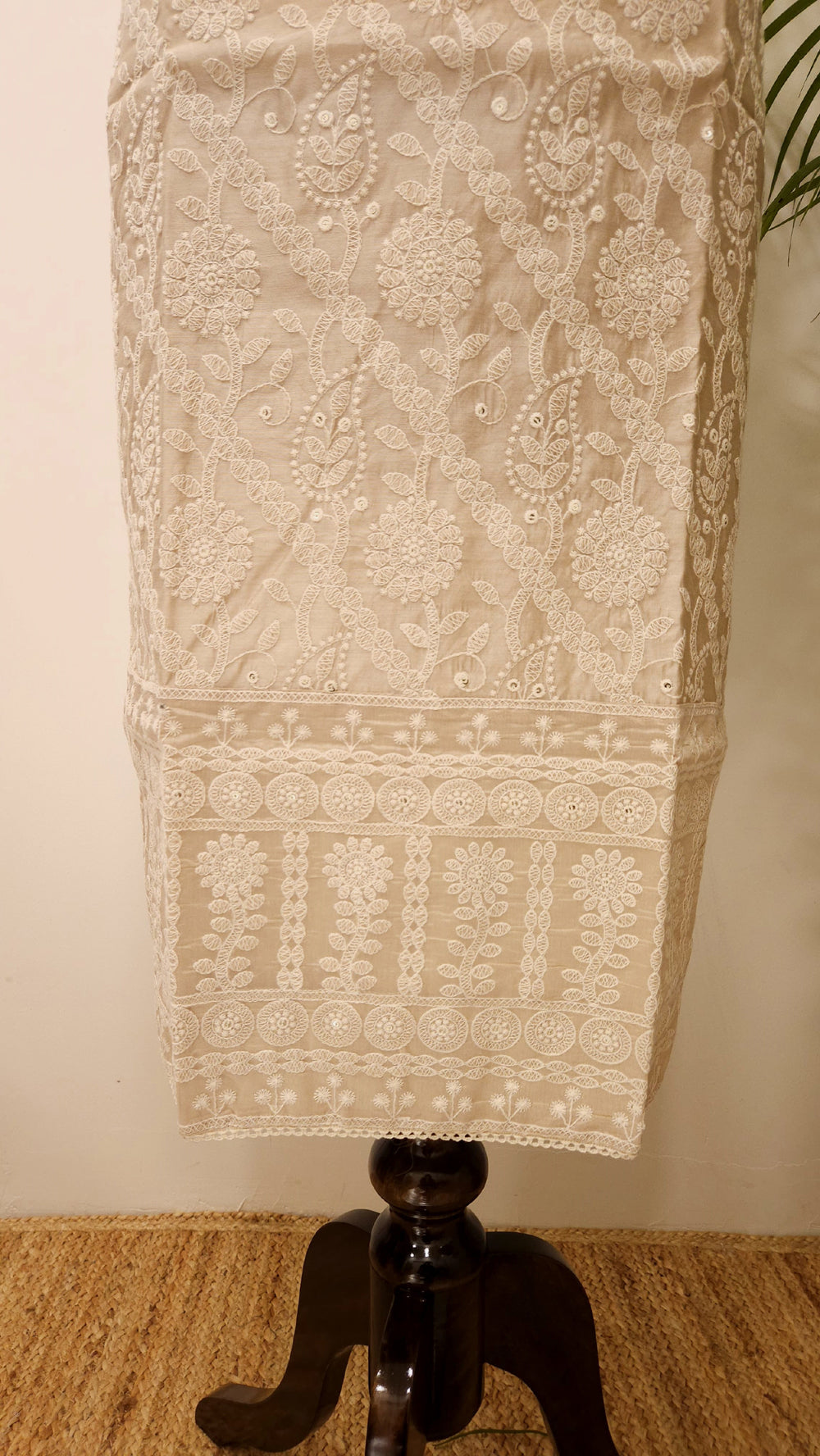 Embroidered chandheri kurti