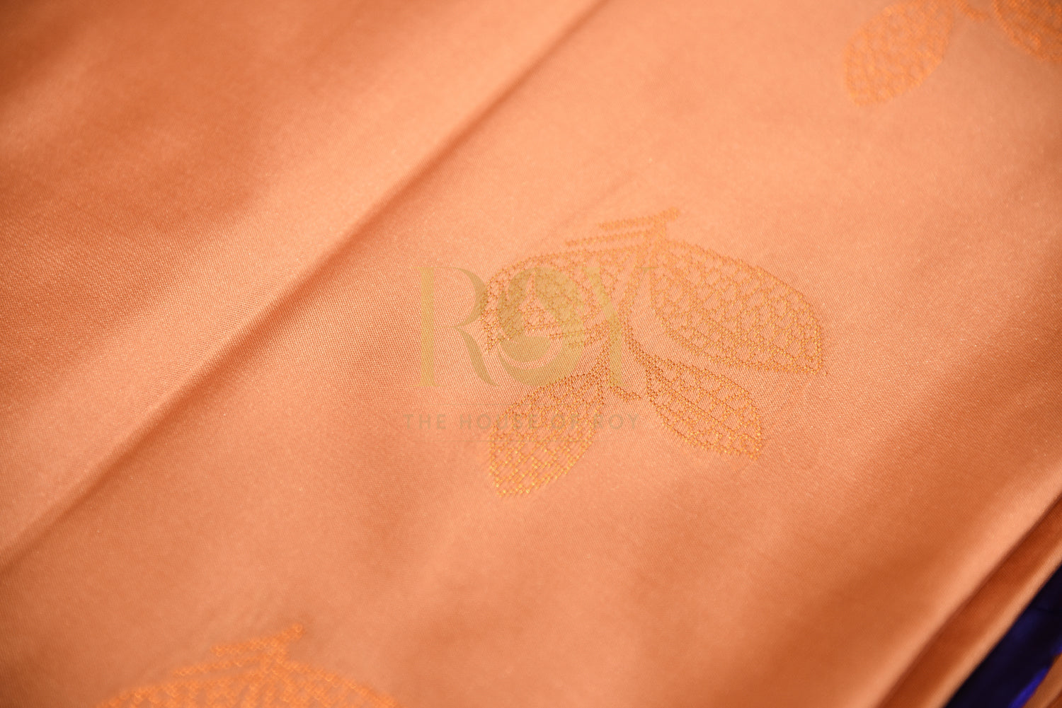 Soft silk saree Fancy branched leaf copper jari mauve pink