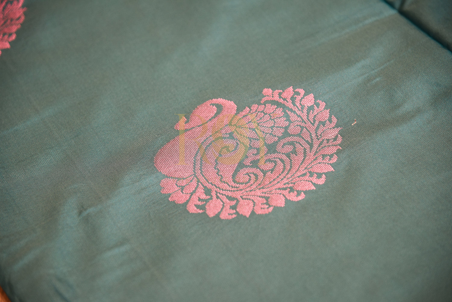 Soft silk saree Fancy peacock jari motif