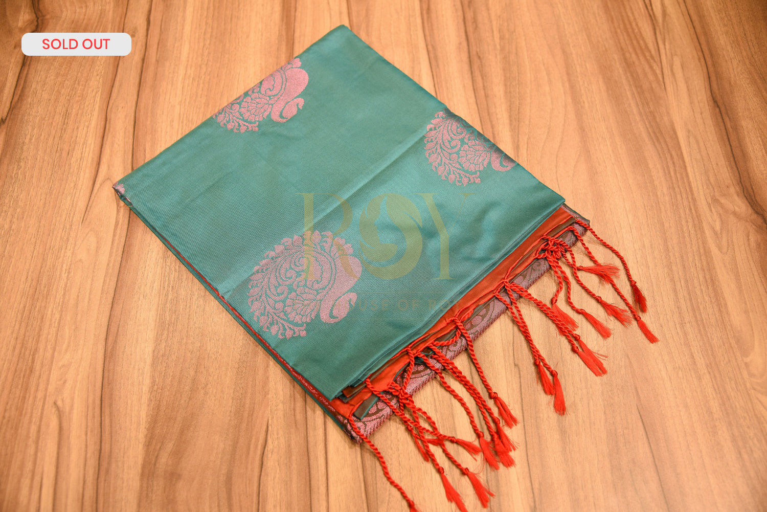 Soft silk saree Fancy peacock jari motif