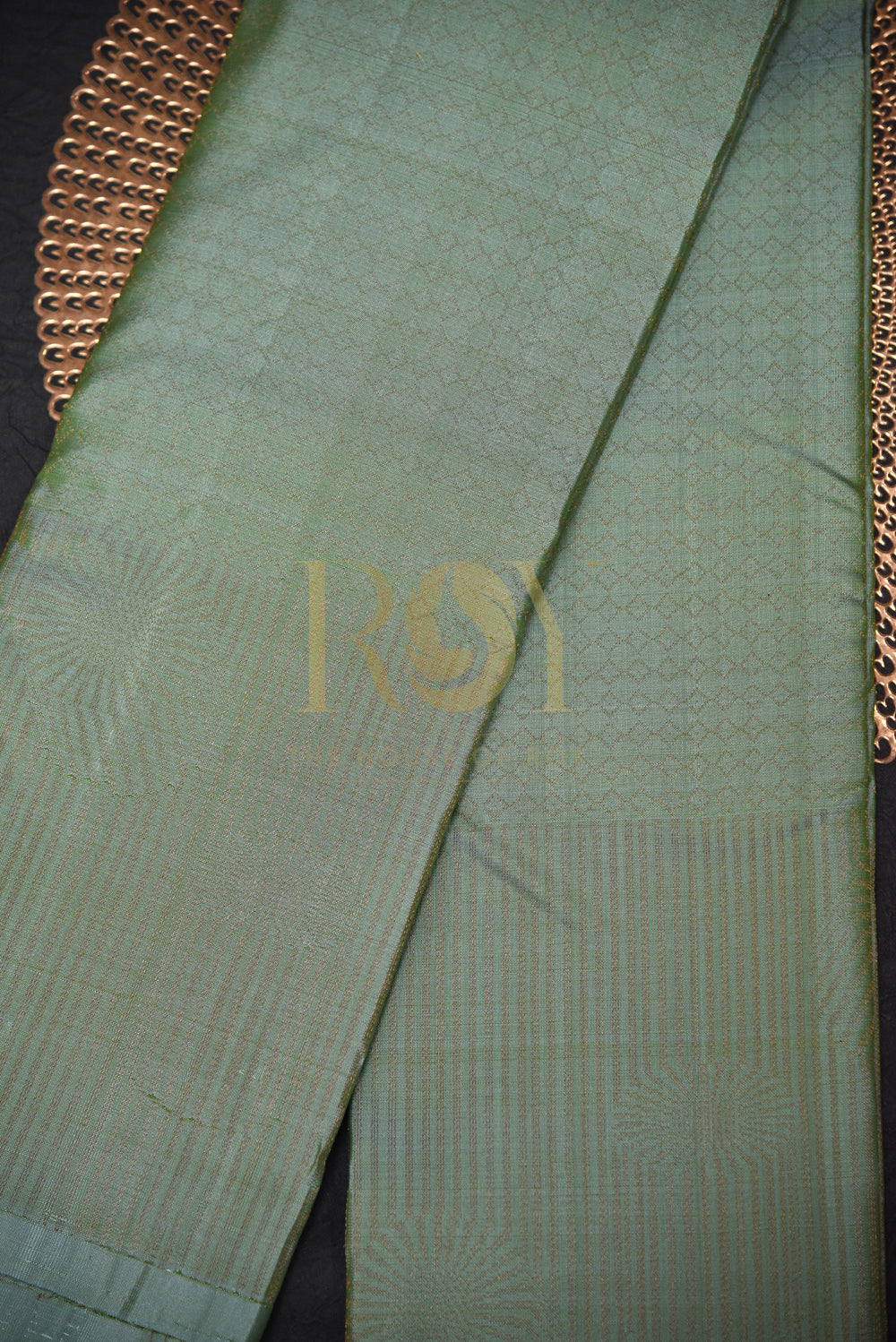 Kancheepuram Pure silk saree pastel green