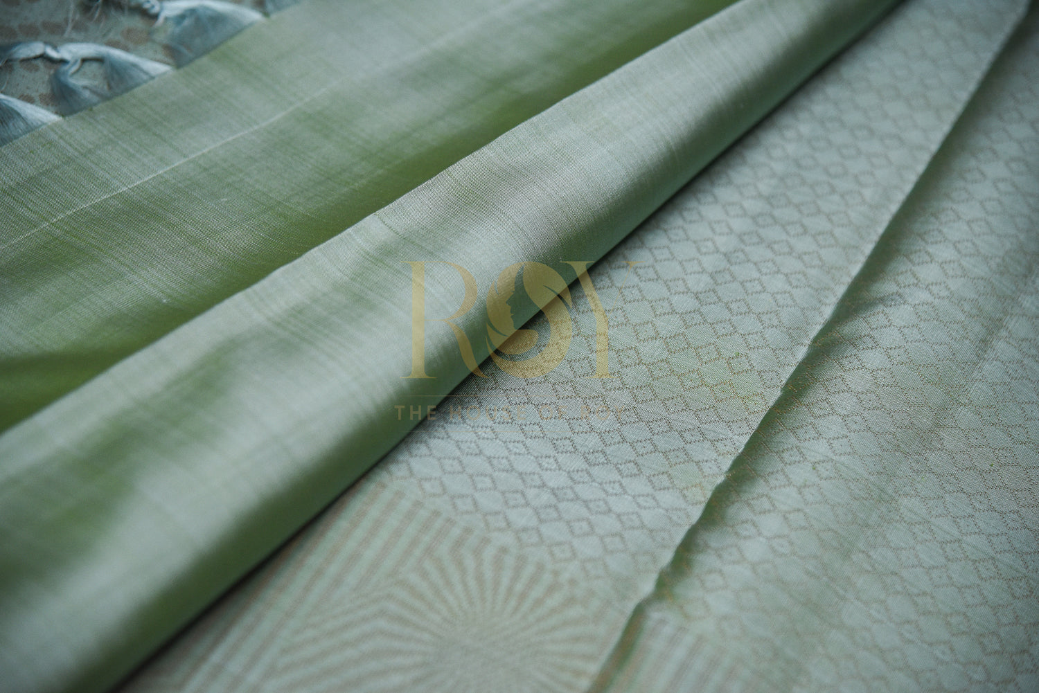 Kancheepuram Pure silk saree pastel green