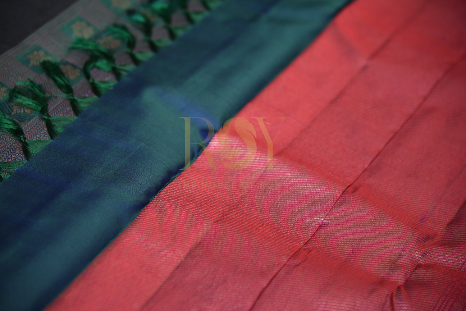 Pure Kanchipuram Silk Saree In Navy Blue