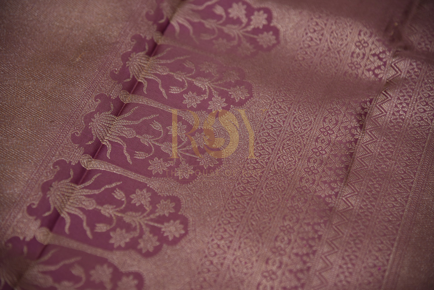 Kancheepuram  burgundy silk  saree