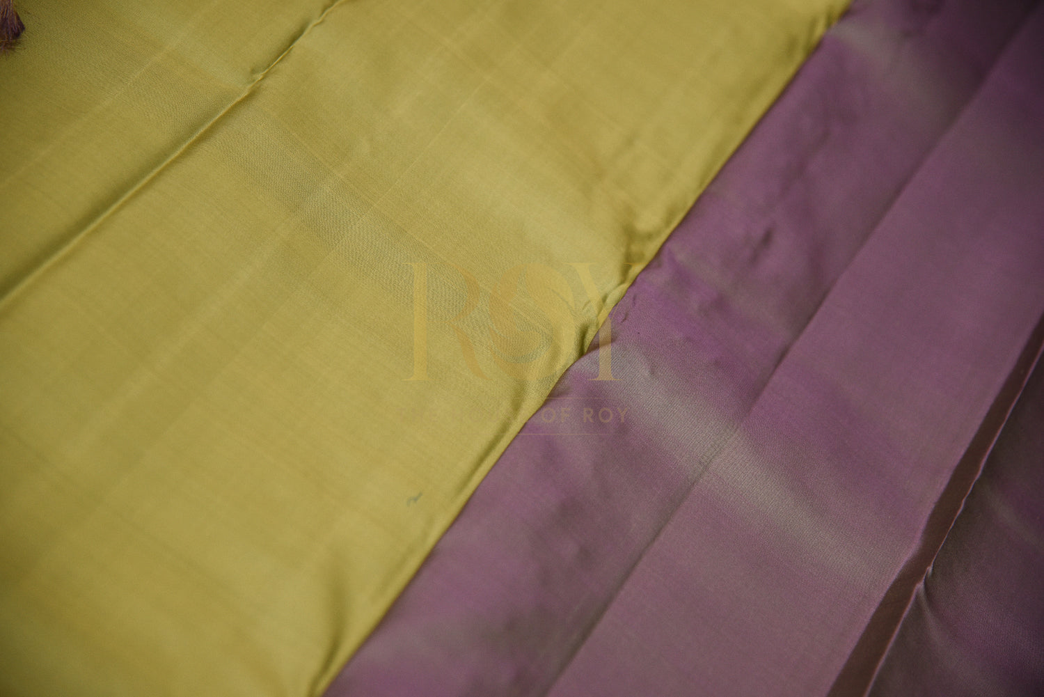 Pure Kancheepuram Silk Saree Olive Green Color