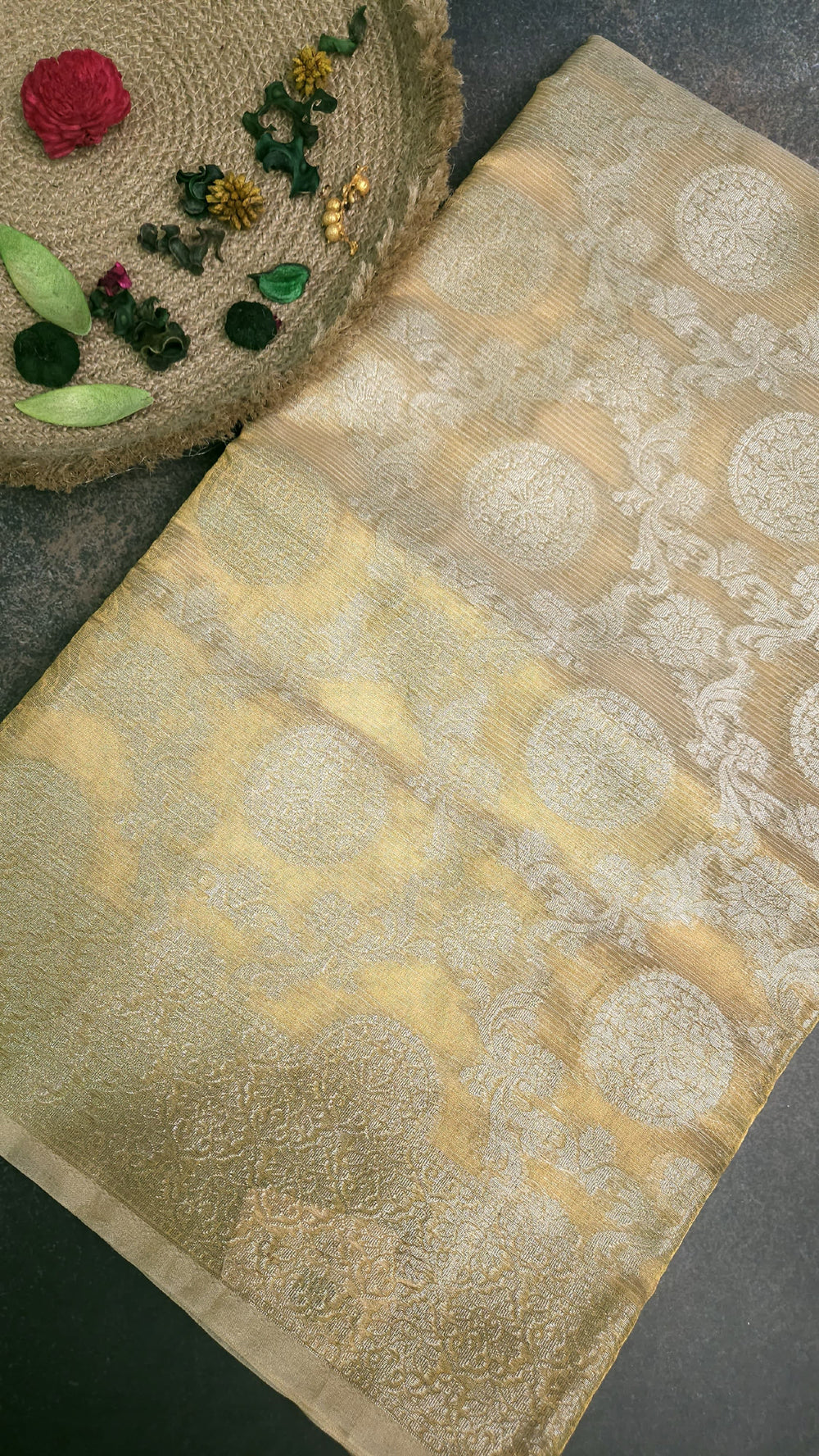 Banarasi kora silk