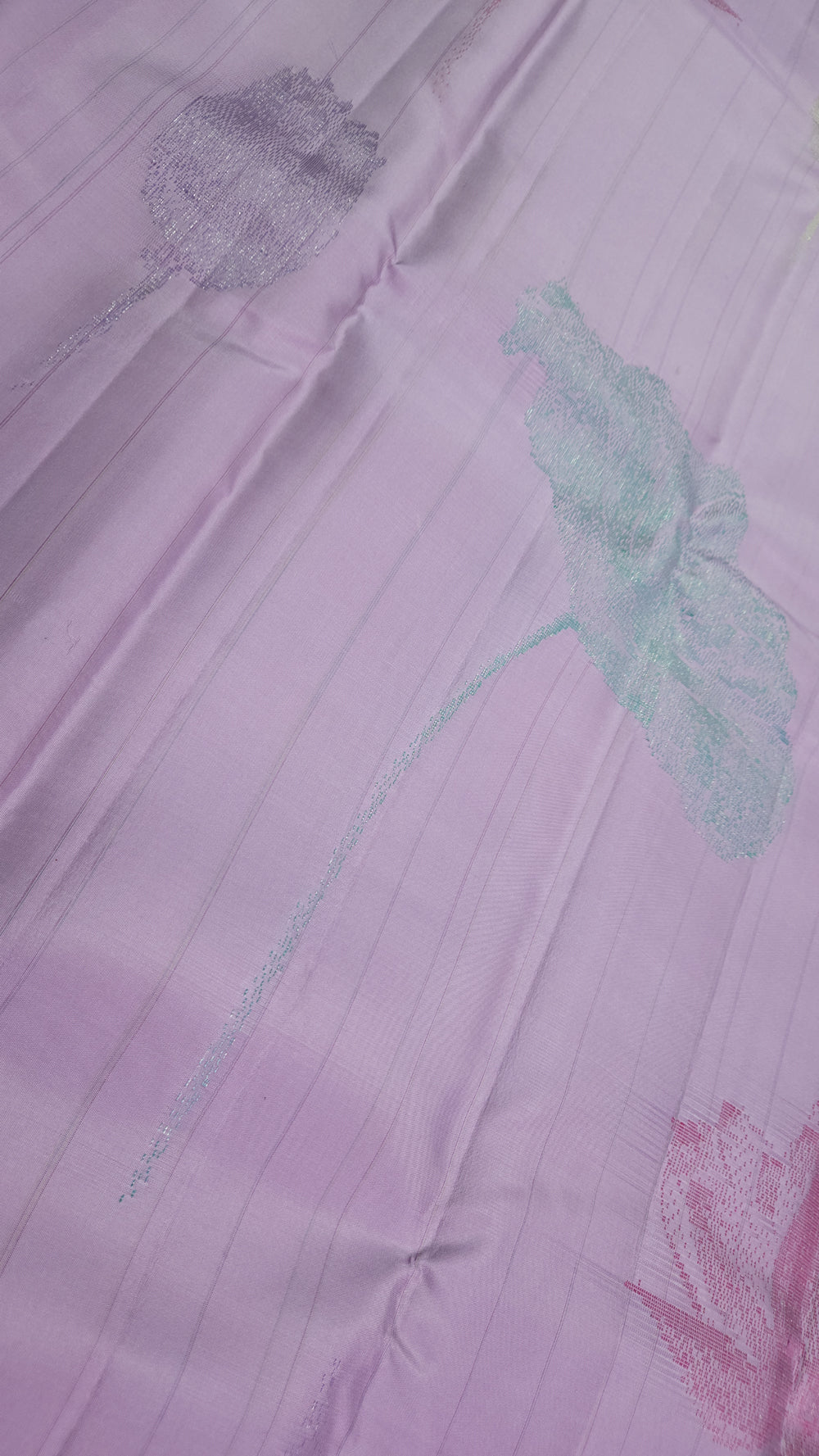 Kancheepuram silk saree Lovely lavender