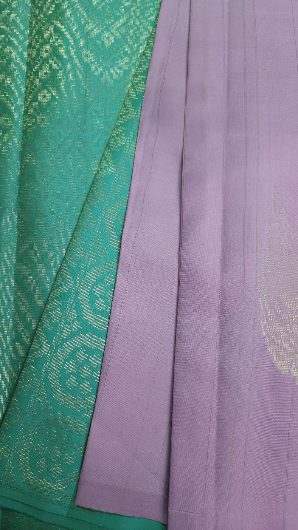 Kancheepuram silk saree Lovely lavender