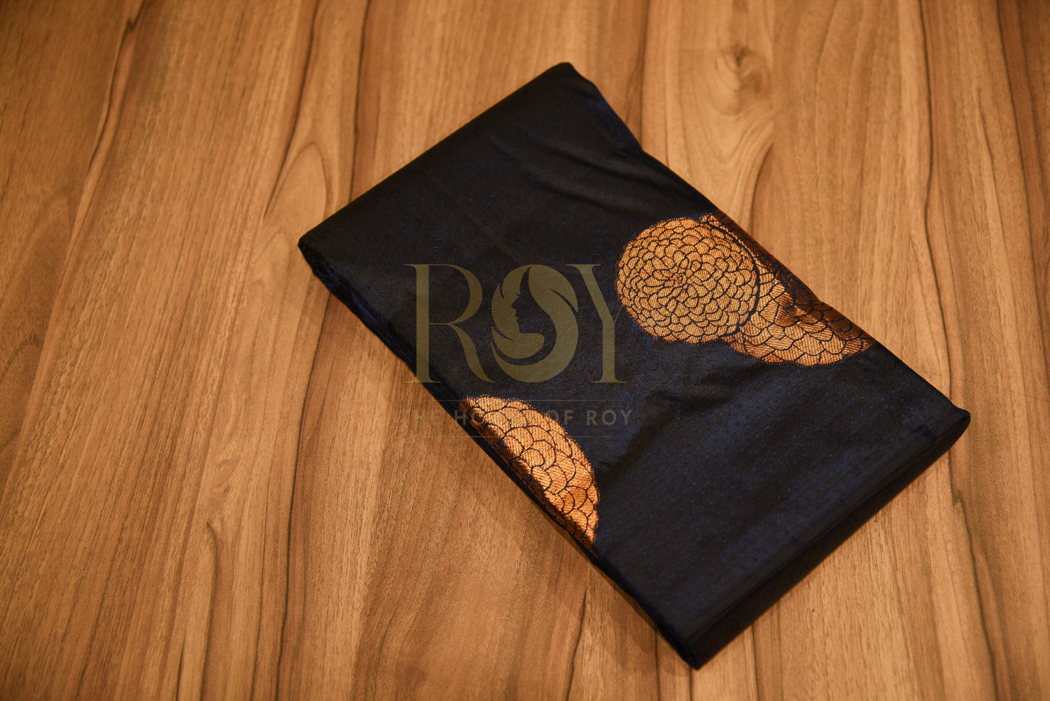 Pure soft silk Navy blue