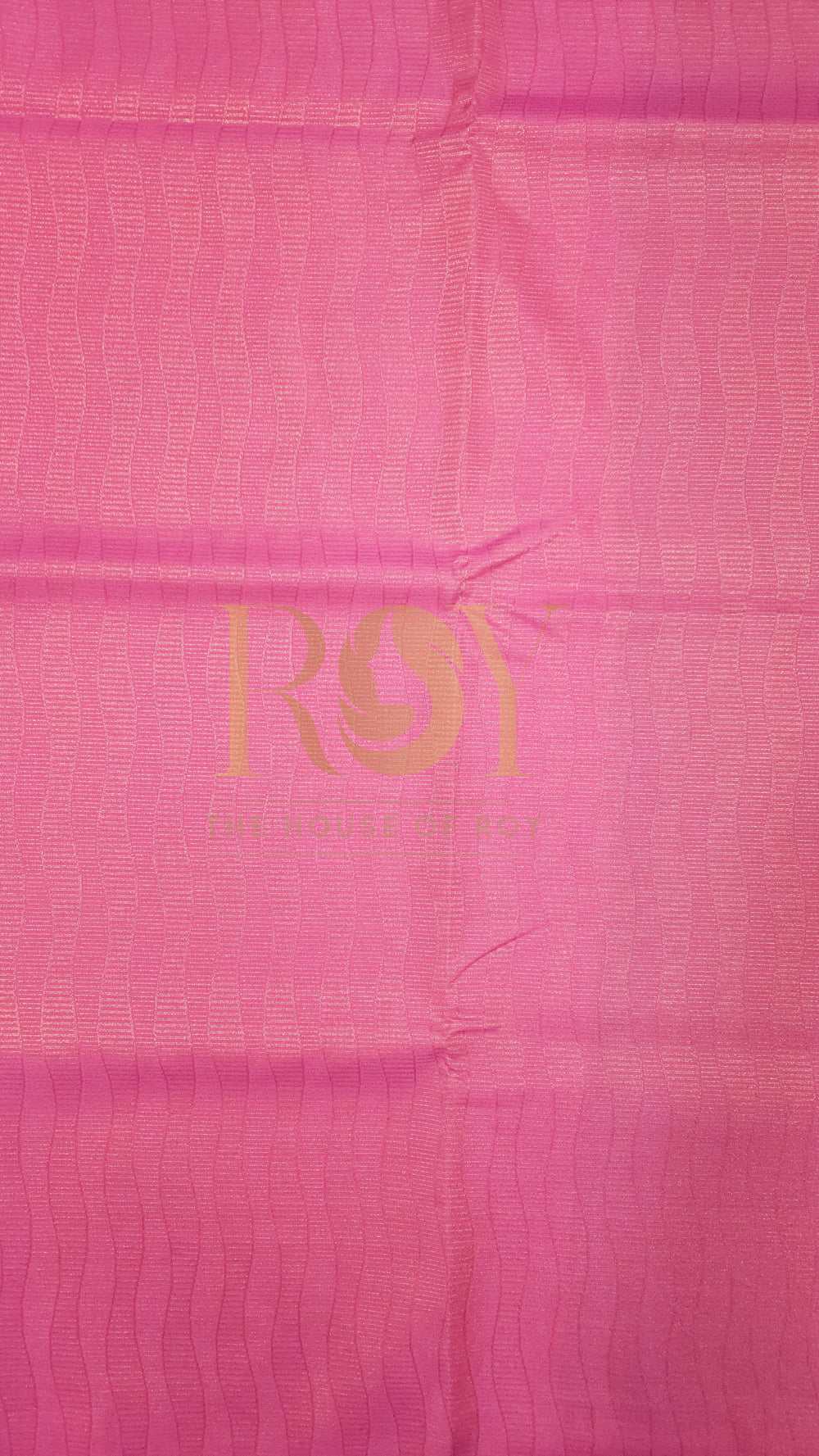 Bright pink Brocade silk saree