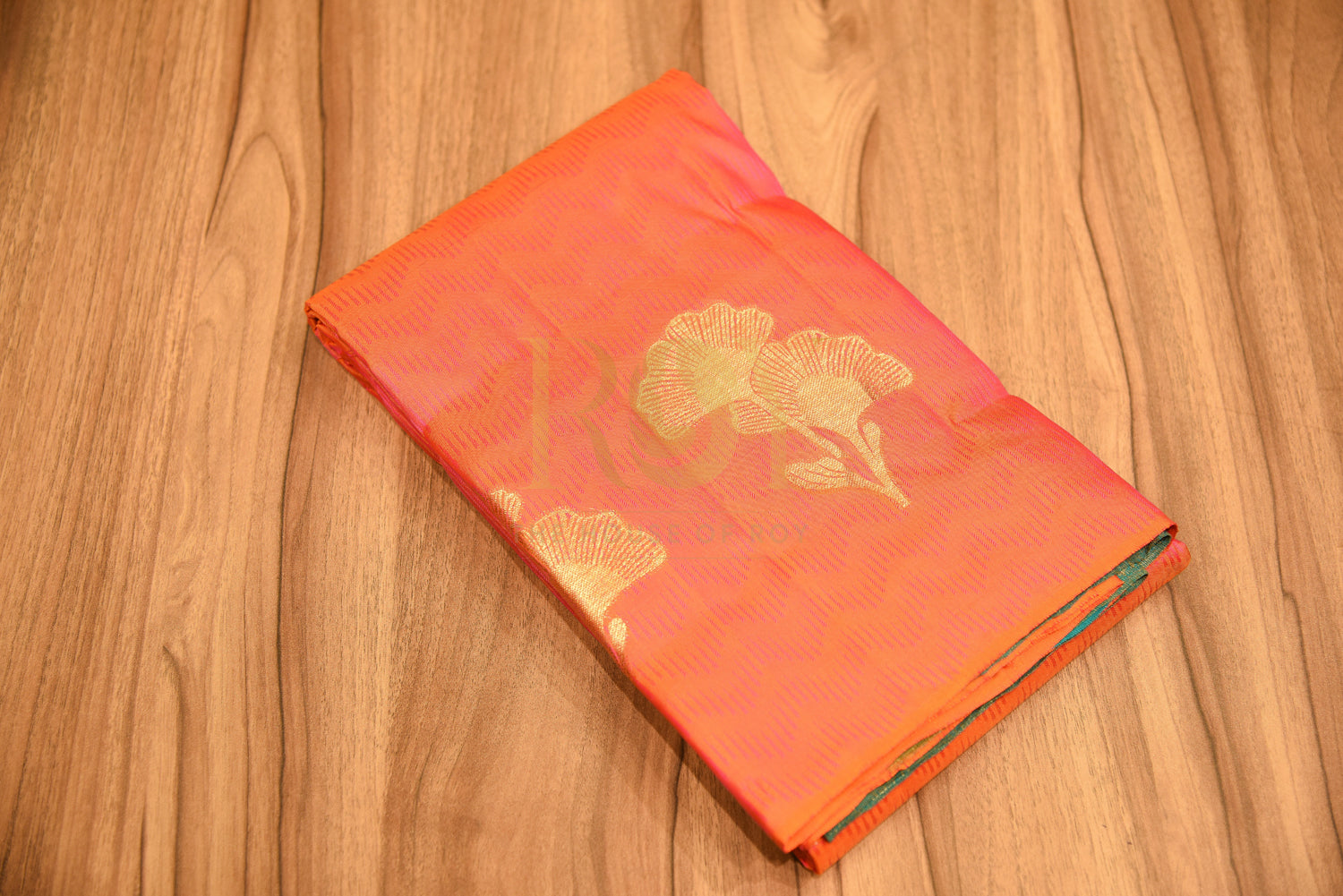 Pure soft silk Orangish Pink