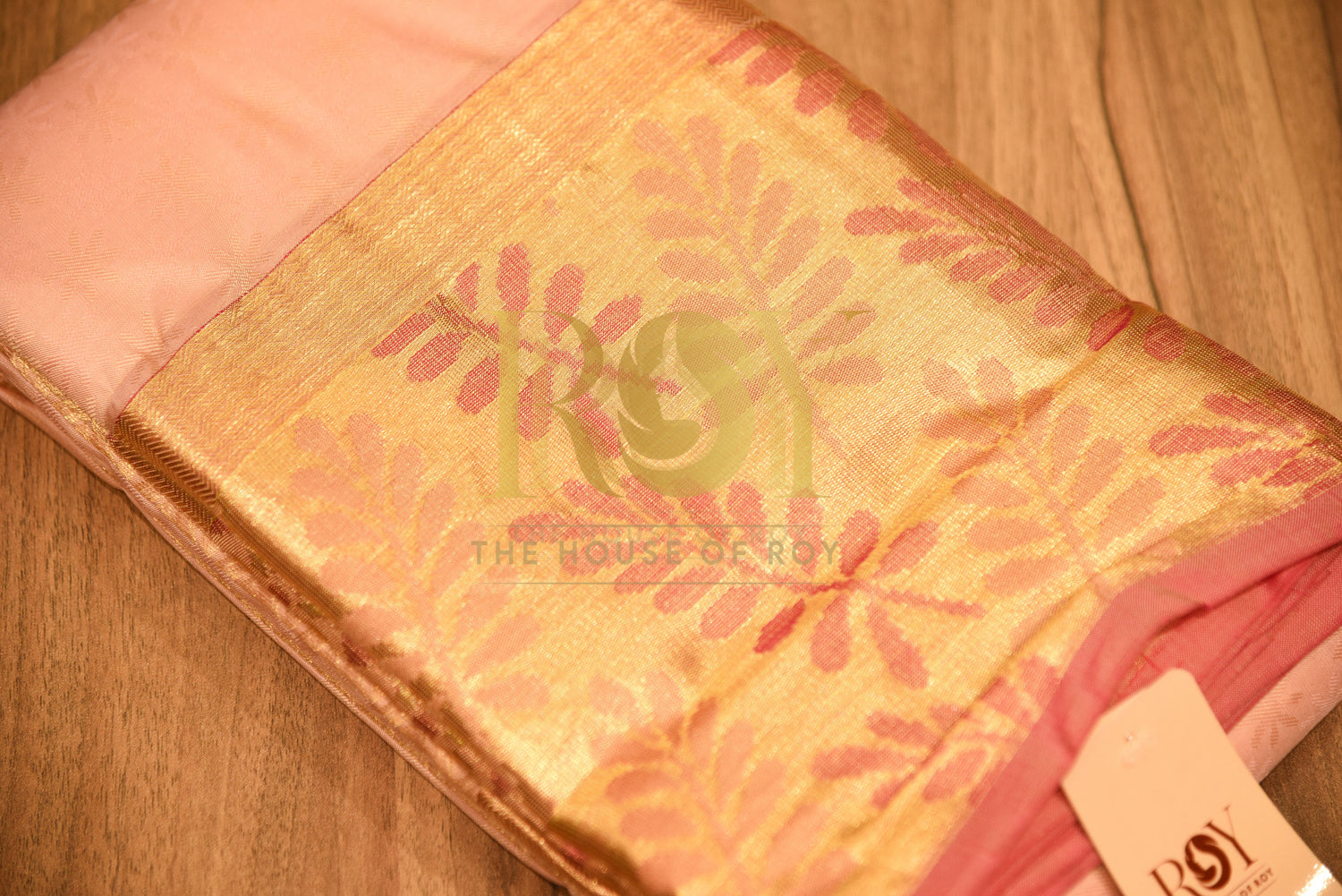 Self design pure silk saree