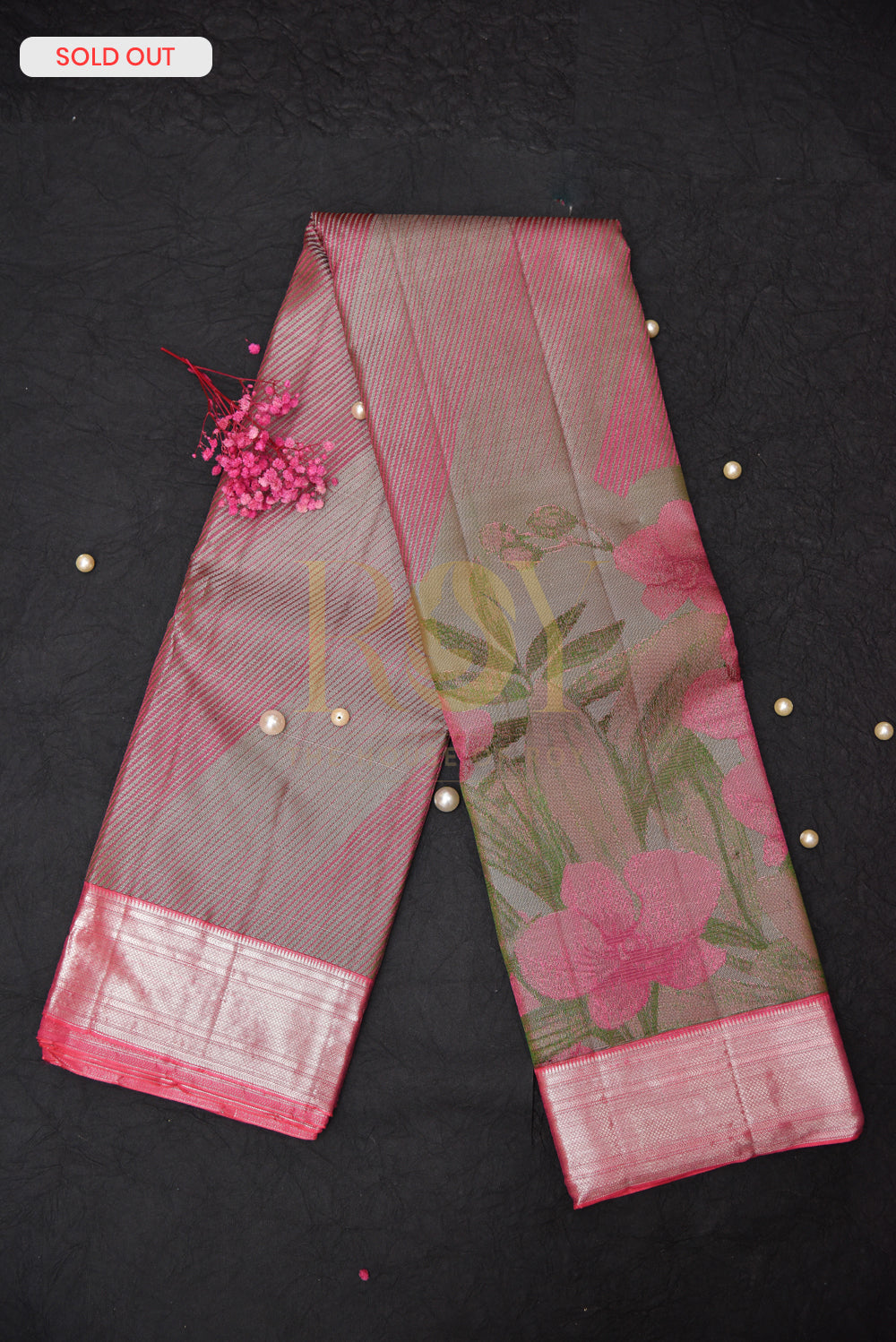 Exquisite piece of weaving personified in a silk saree