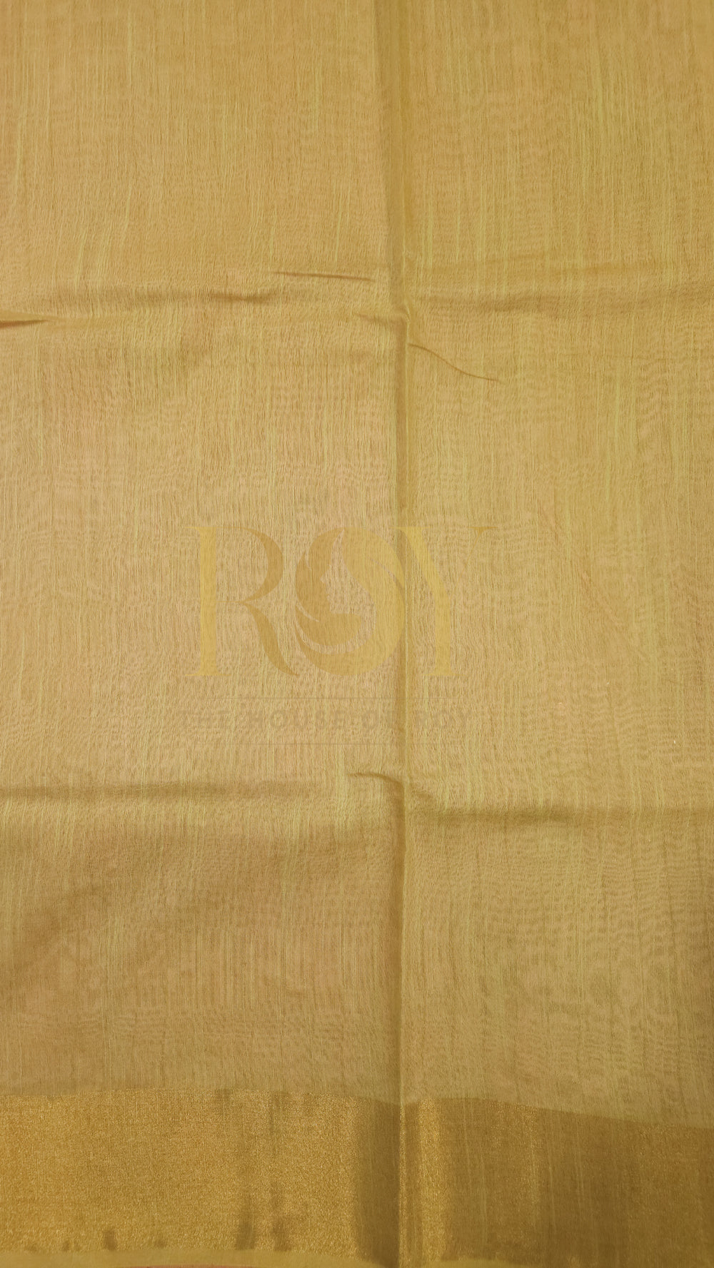 Baby pink with lime green mix tussar saree