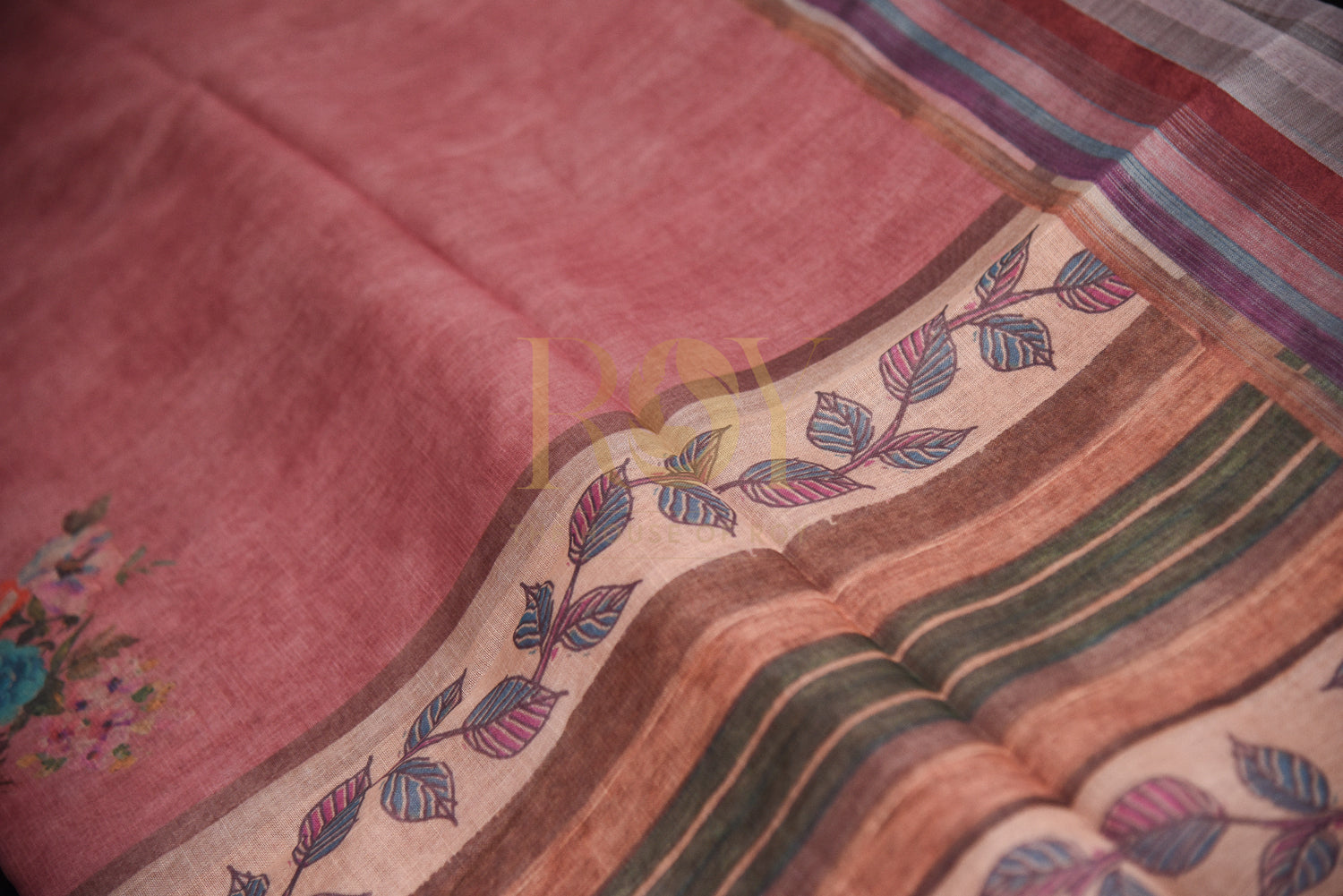 pink-linen-cotton-saree