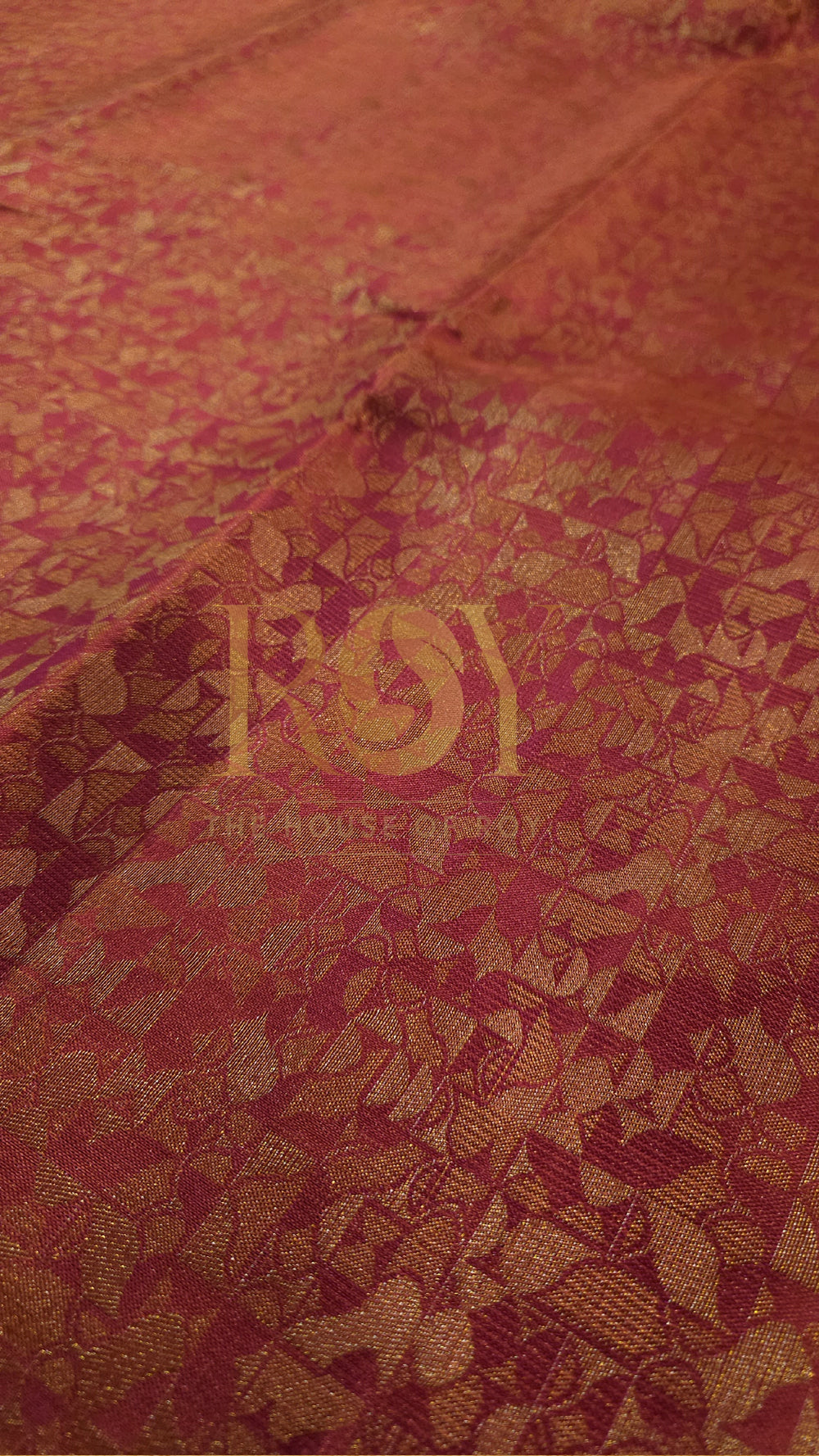 Flames kancheepuram pure soft silk saree