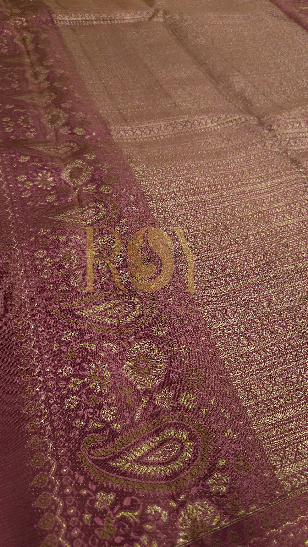 Flames kancheepuram pure soft silk saree