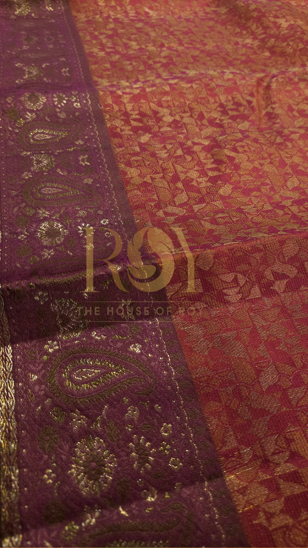 Flames kancheepuram pure soft silk saree