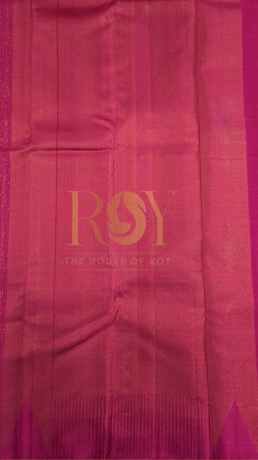 Rani pink soft pure Kancheepuram silk saree